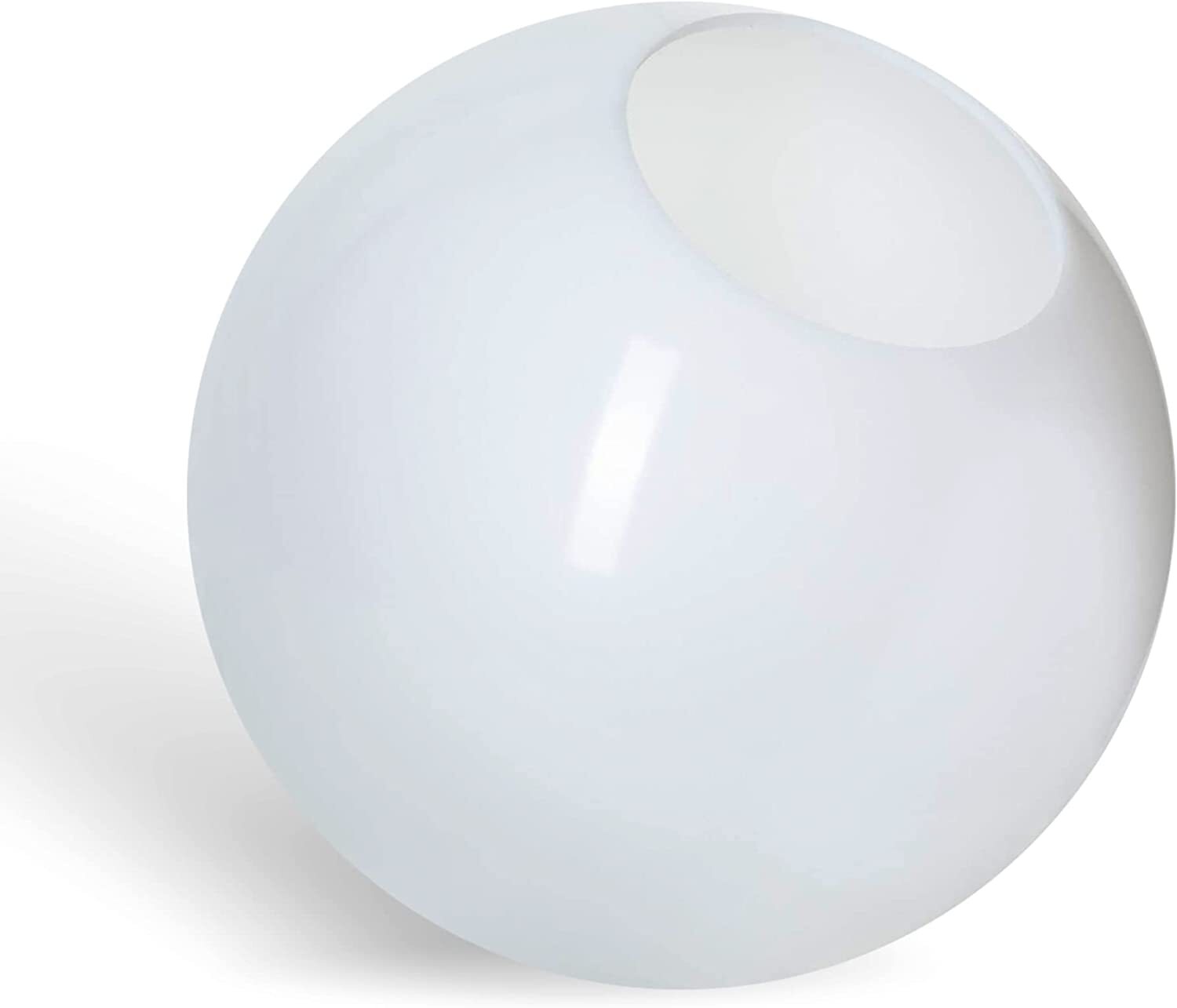 KastLite 12″ White Acrylic Lamp Post Globe | 5.25″ Neckless Opening