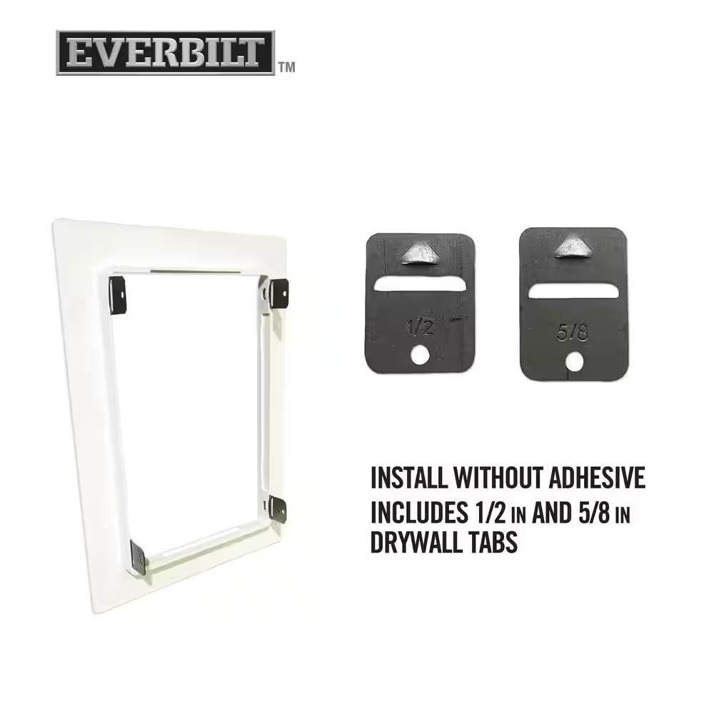 Access Panel Door Wall Ceiling 6×9 Inch Plastic Removable Paintable White Frame