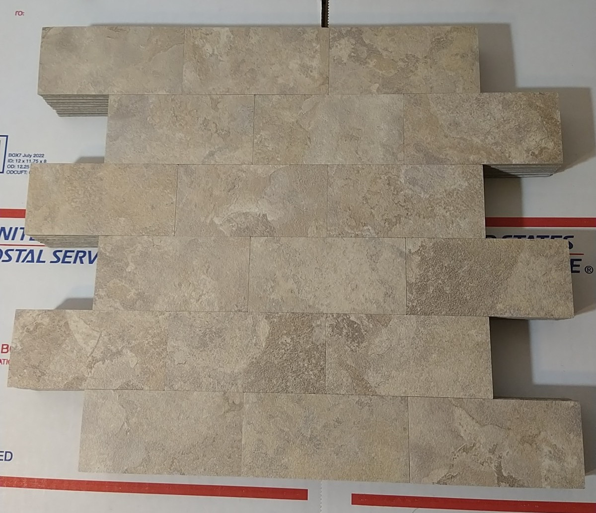 Art3d 10-Pack Peel and Stick Wall Tile Backsplash 11.4inch x13.5inch Stone Beige