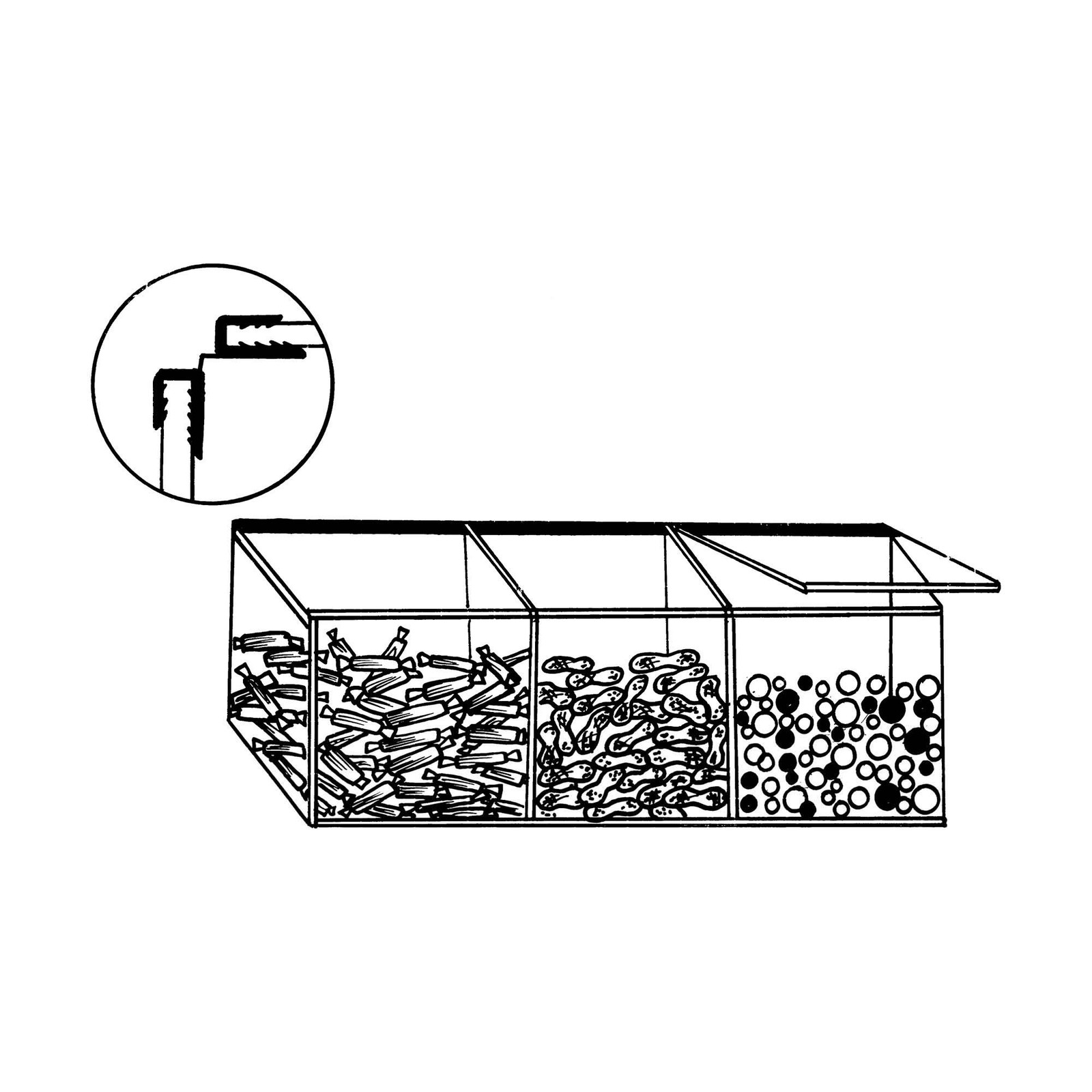 Outwater 1/8″ Polypropylene Panel Hinge – Color and Size Options