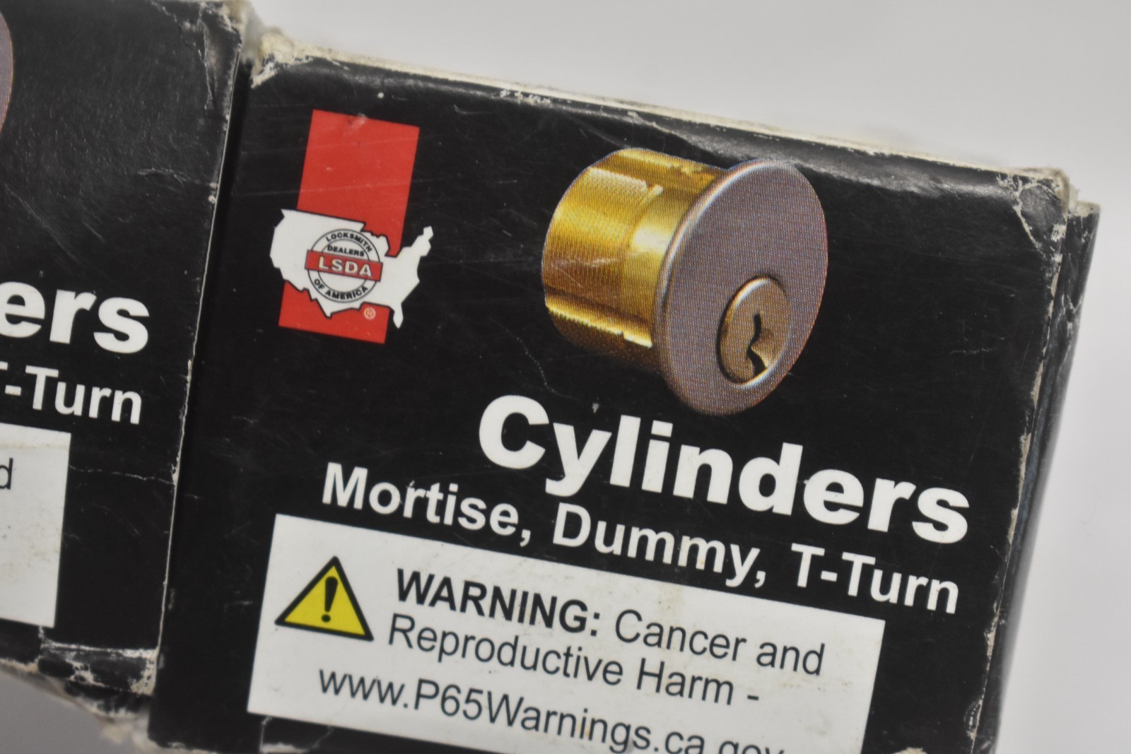 Lot of 2 LSDA 1-1/8″ Mortise Cylinder 6 Pin LSA Bright Brass 009485 M1181LSA3