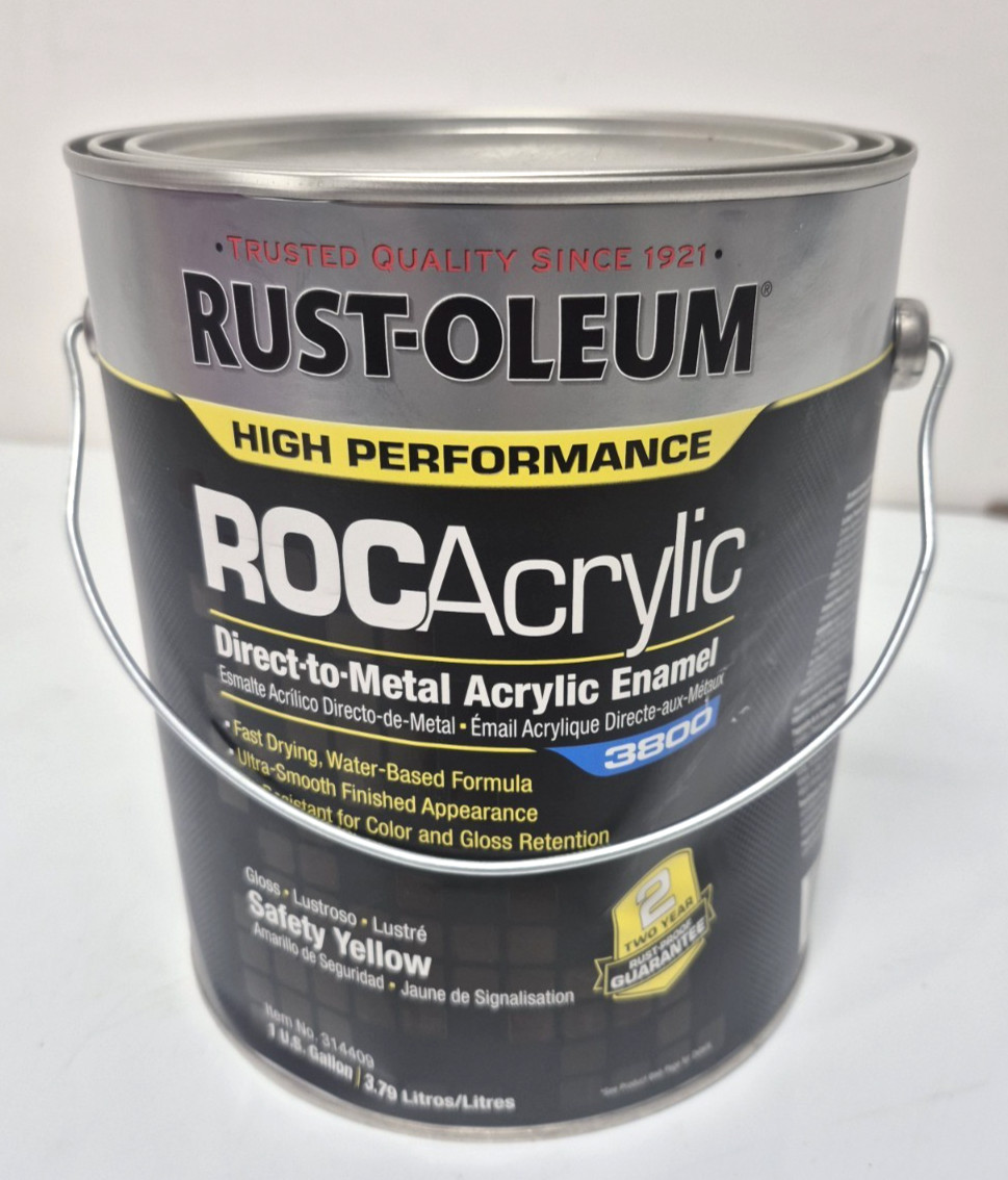 RUST-OLEUM 314409 Acrylic Enamel Coating Safety Yellow 1 gallon