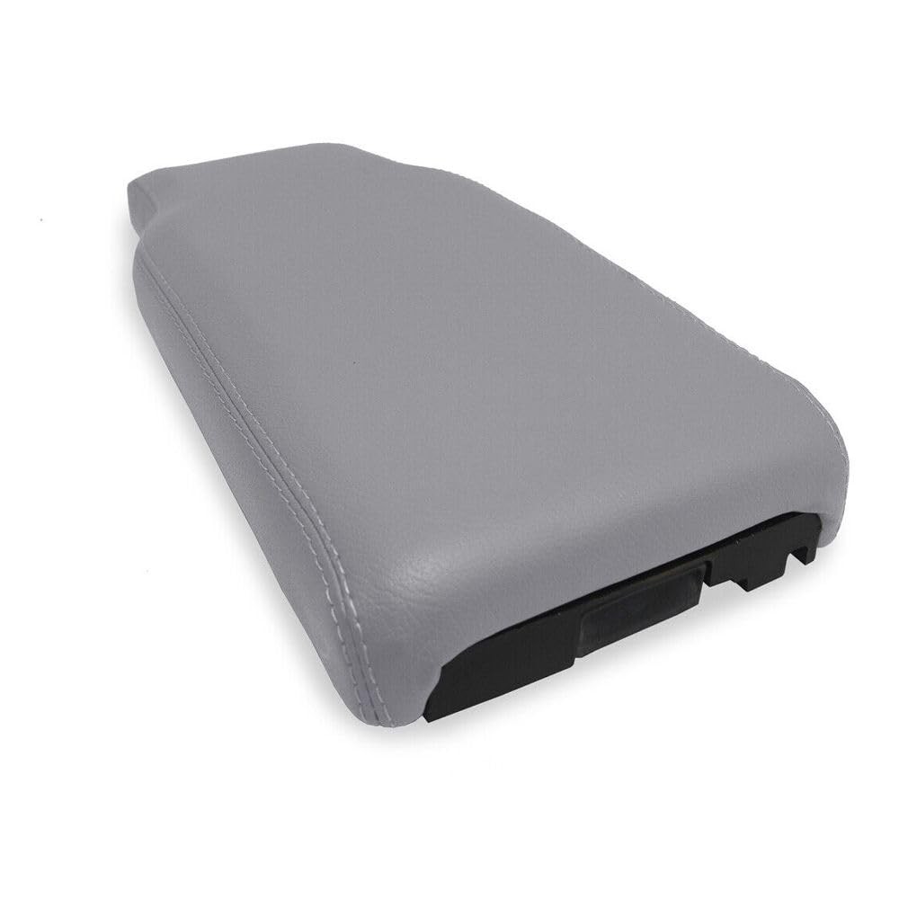 Console Lid Cover Gray PVC Leather Lincoln Town Car 2003-2011 Front LIN-CON-0311