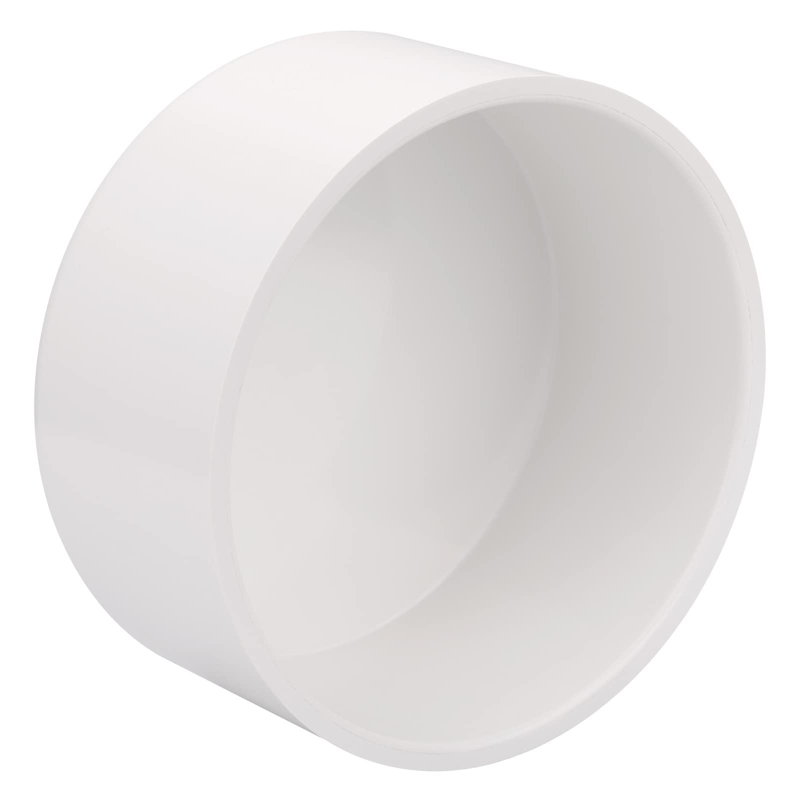 6″ PVC Pipe End Cap Fitting Schedule 40 Furniture Grade 6Inch, White