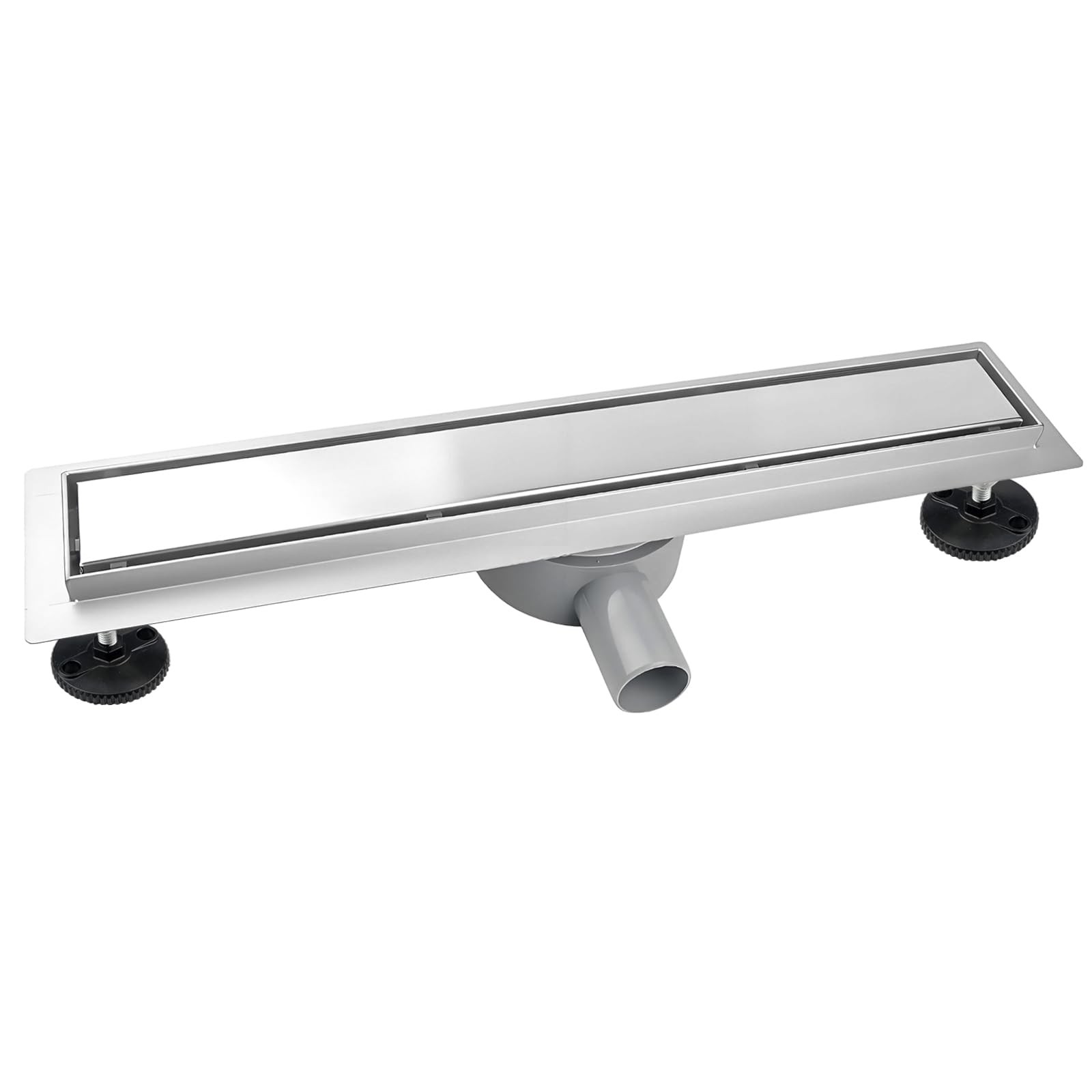 Shower Channel 70cm Stainless Steel Floor Drain 2in1 Double Sided, Tile Insert Drain…