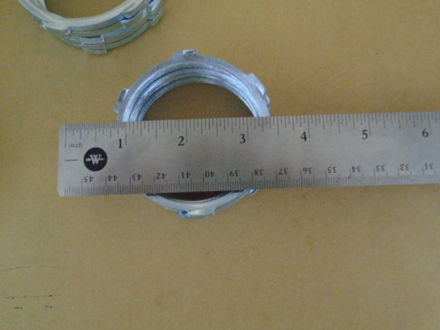 BRIDGEPORT 106-S 2-1/4″ UL STEEL CONDUIT LOCKNUT BOX OF 79