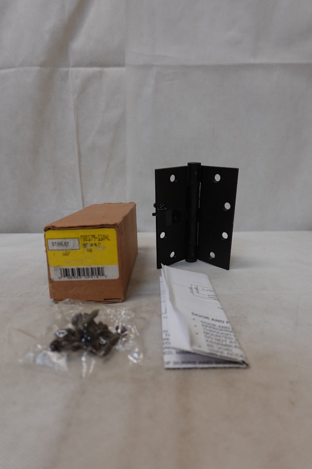 STANLEY – Commercial Electrified Hinge 5″ x 4.5″ 10B FBB179-1104L ~ NIB