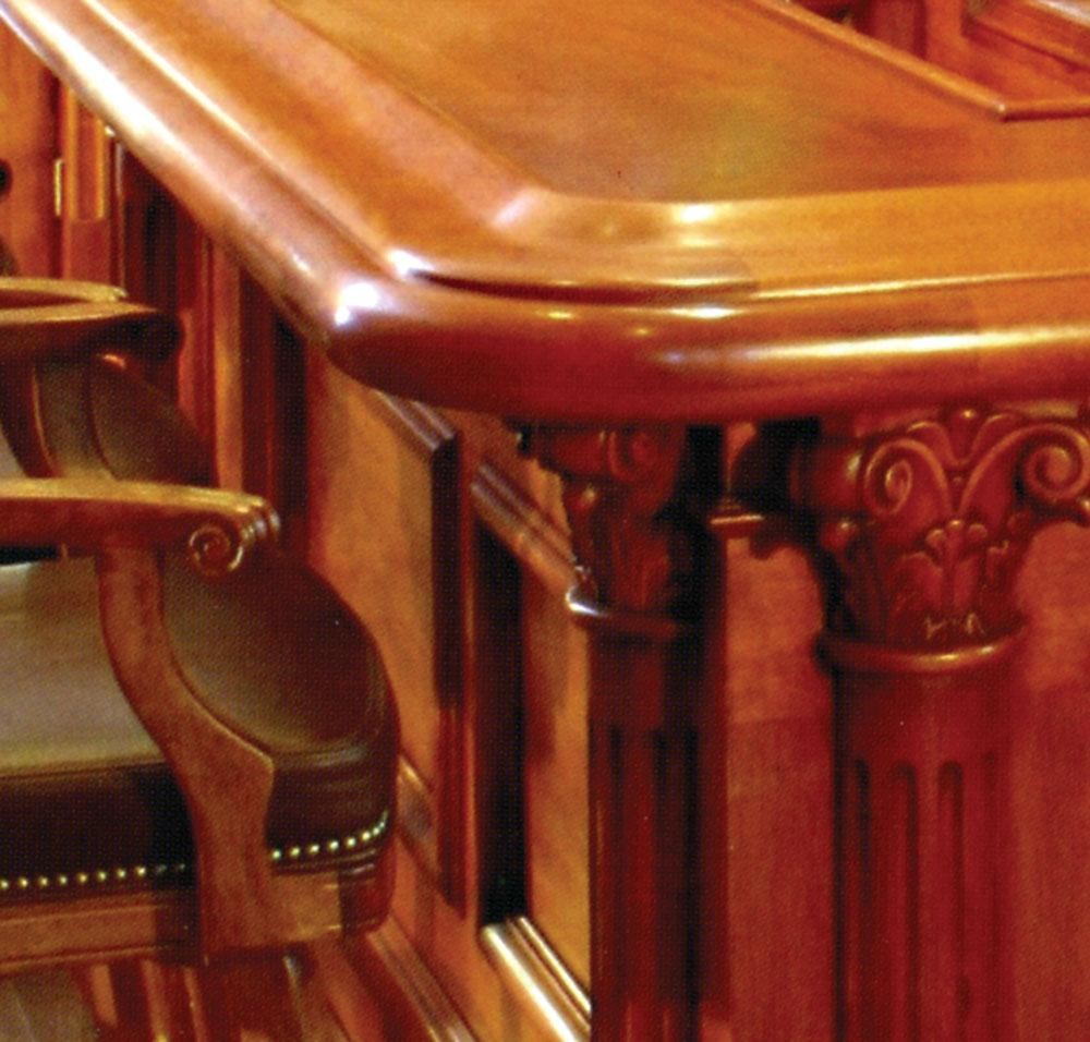 Outwater 1-3/8″ H x 4-3/8″ W Unfinished Cherry Chicago Bar Rail
