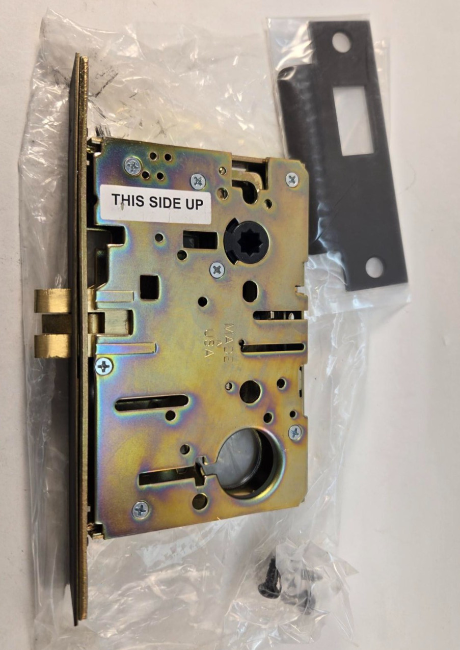 RHR Right Hand Reverse Mortise Lock Body 91 Lock Finish 06B Made in USA