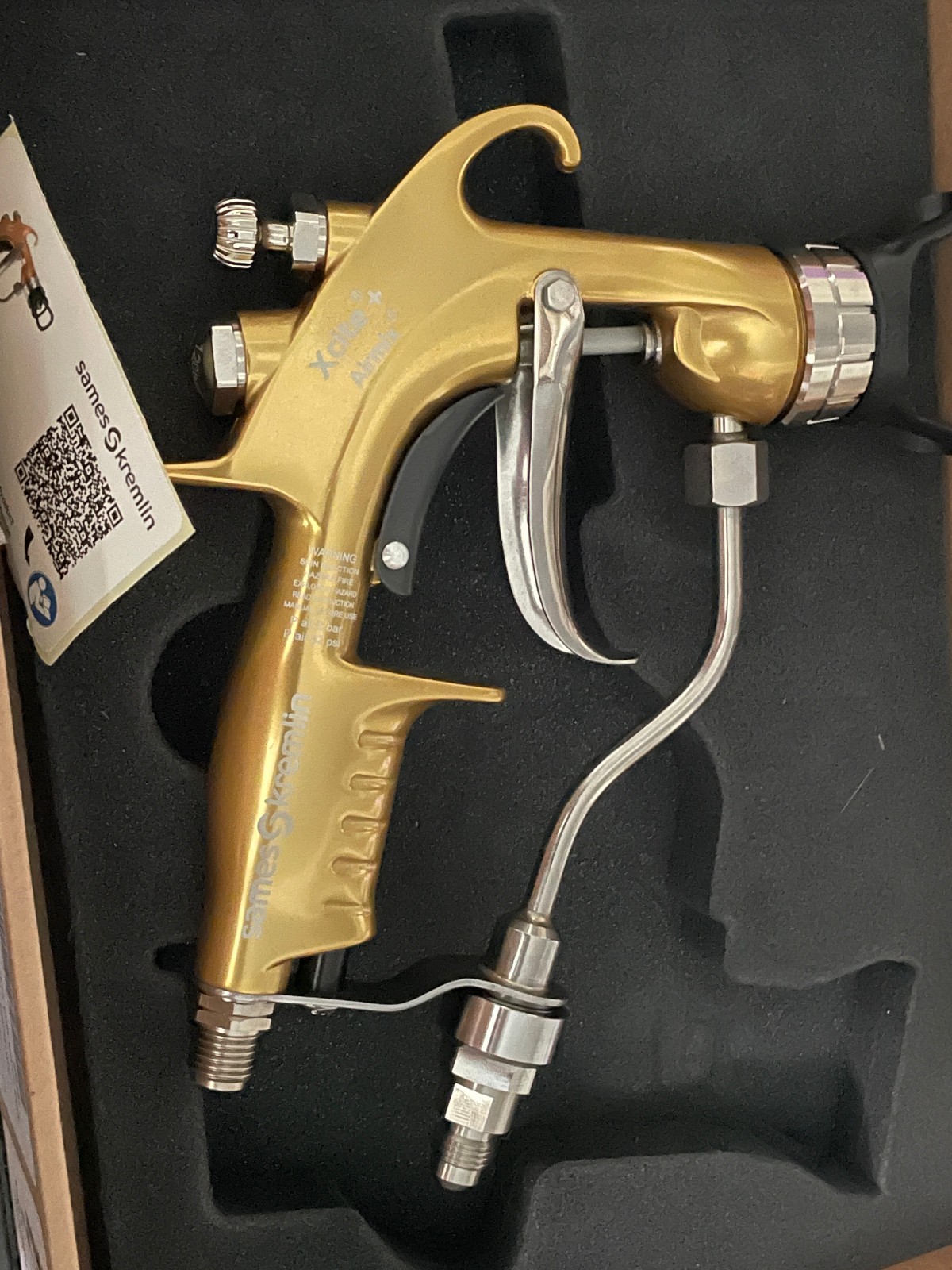 SAMES KREMLIN XCITE AIRMIX GUN 120B NIB W/BONUS ITEMS C BELOW IN LISTING!!!