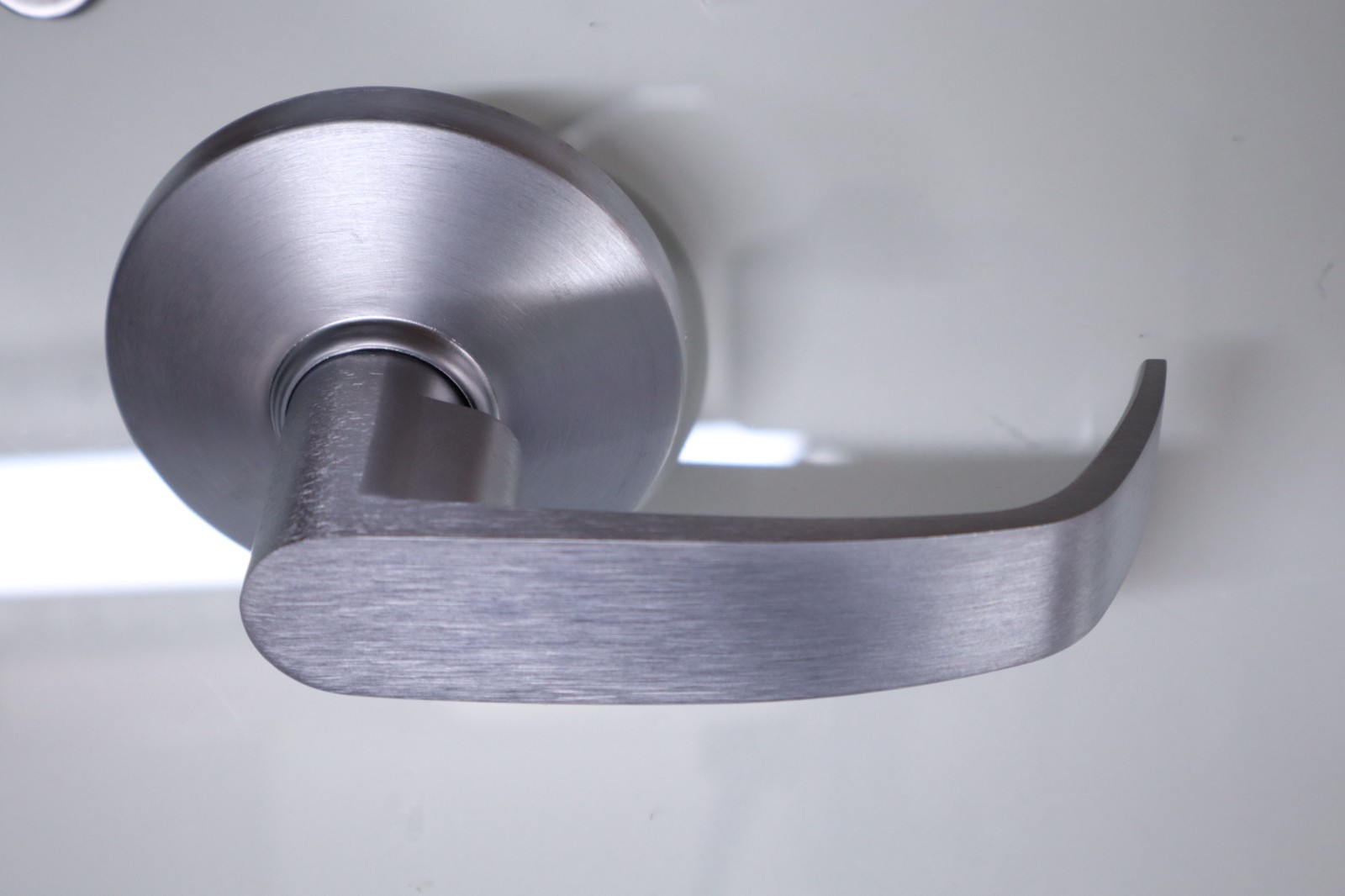 TELL CTL875 Passage Lever Trim f Exit Devices-US26D Satin ex1000006