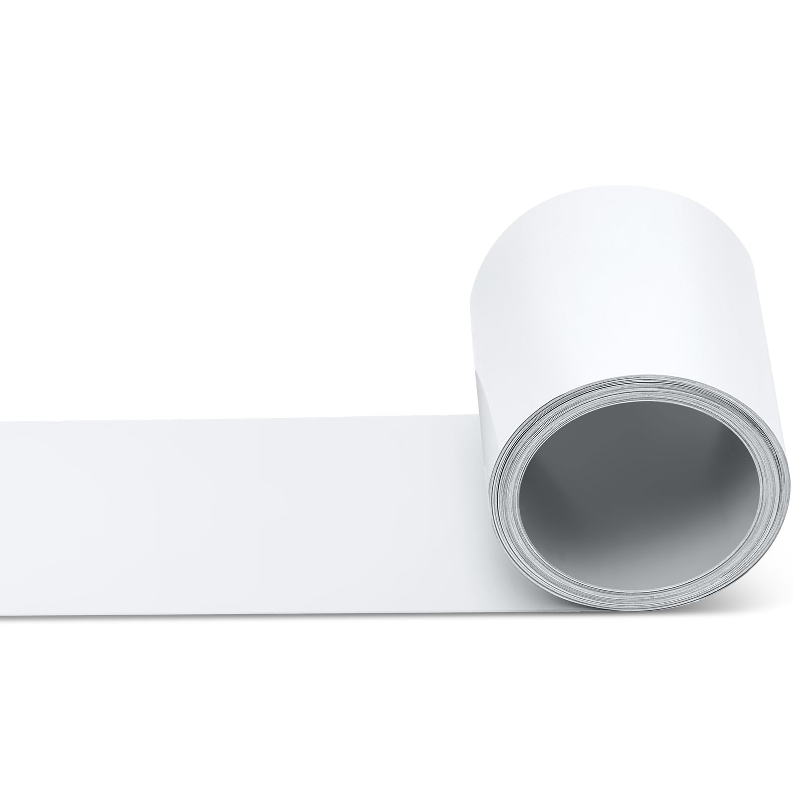 Yaocom White Aluminum Flashing Roll 3.94Inch X 50Ft For Roof Prevents Roofing