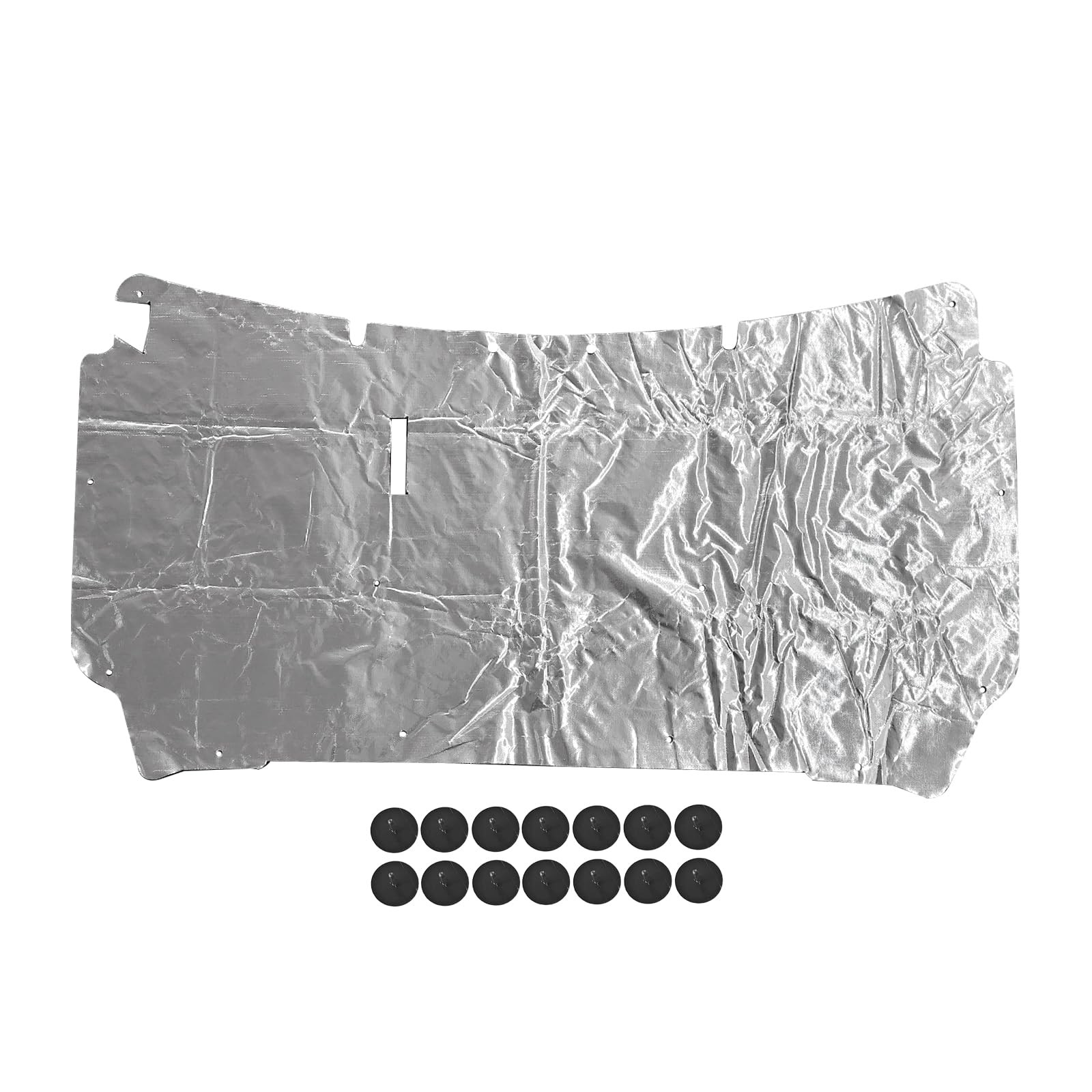 Hood Insulation Pad Low Profile W/ Clips For 1997-2003 Ford F-150 Pickup Truck