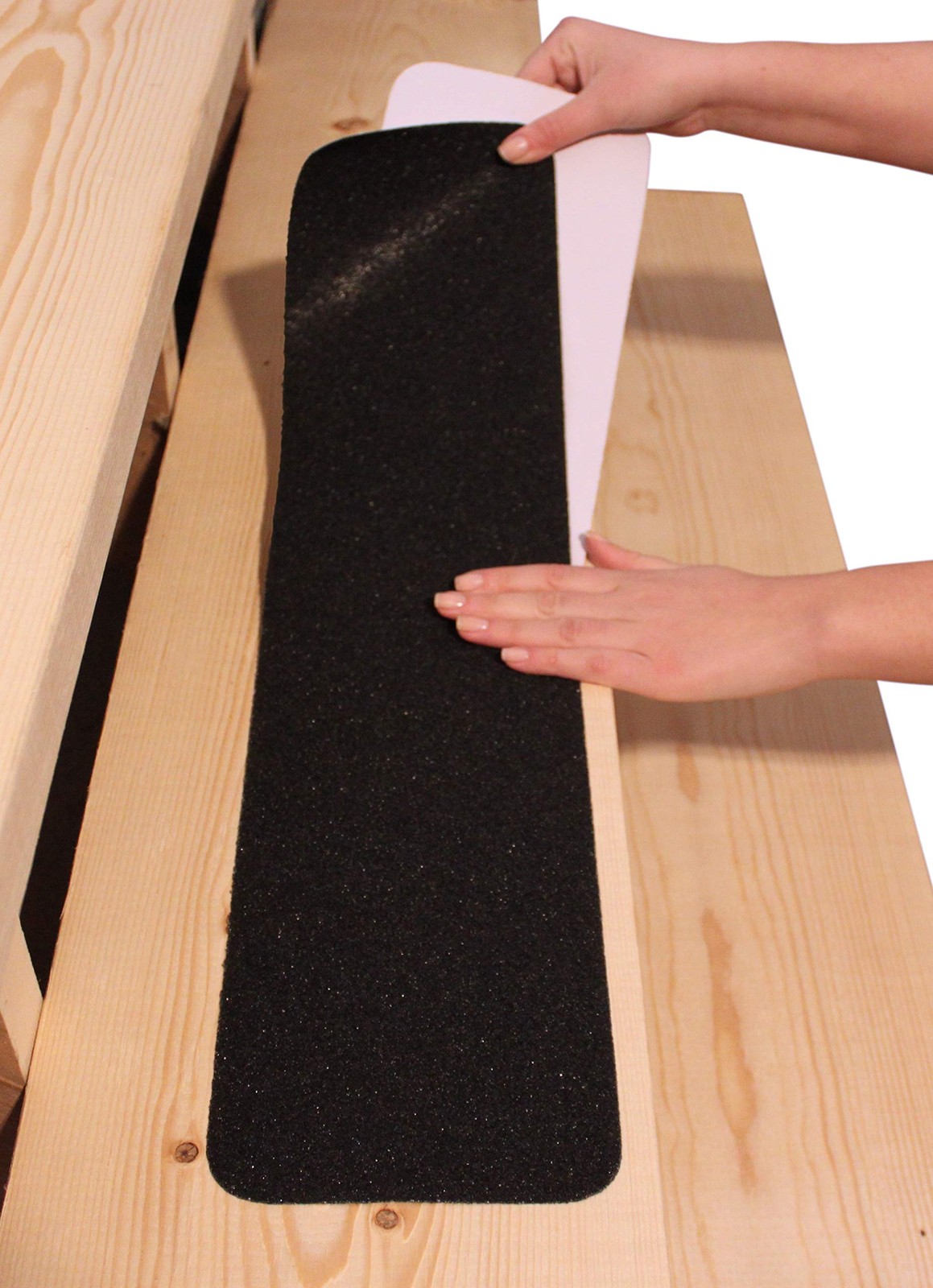 6”x30” Stair Treads Non-Slip Outdoor Tape – (15-Pack) Black 6″x30″,
