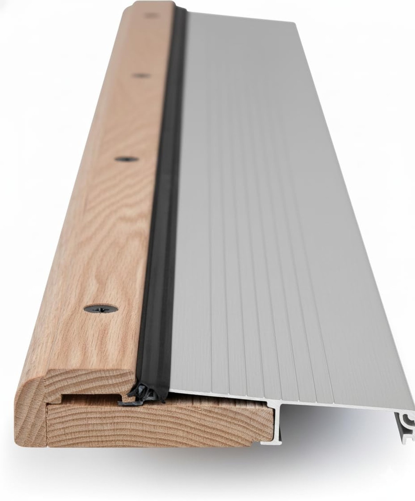 Exterior Door Threshold – Adjustable Height Aluminum and Oak Door Threshold S…