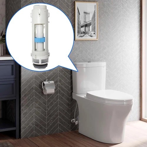 Toilet Flush Valves, THU224 2-Inch Dual Valve Replacement with White