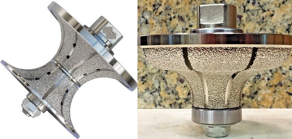 1 1/2″ Ogee Bullnose Full Bullnose Profile Wheel V40 F40 for granite marble edge