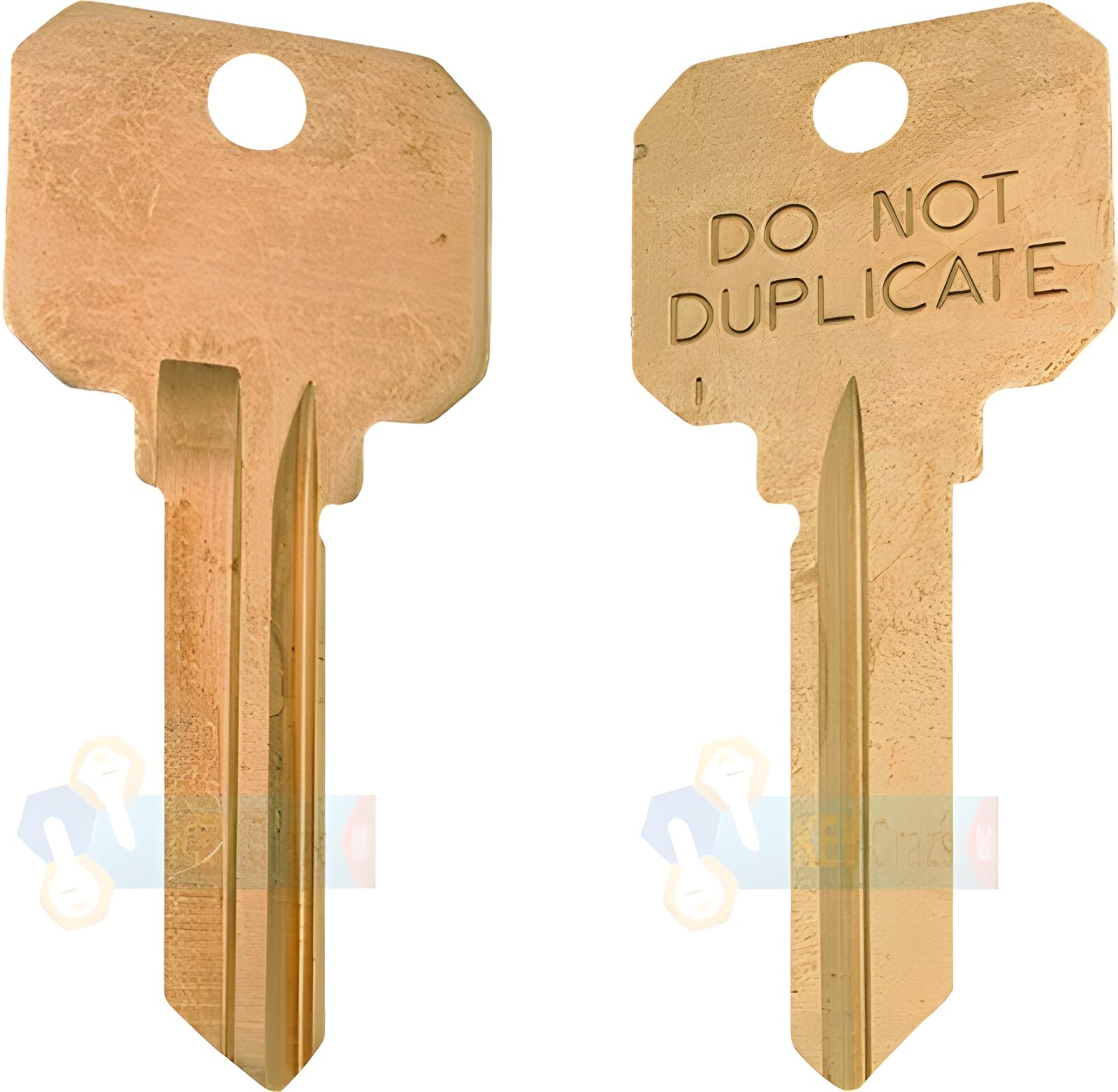50 DO NOT DUPLICATE SC4-DND Key Blanks for 6-Pin Schlage C Keyway FREE SHIPPING