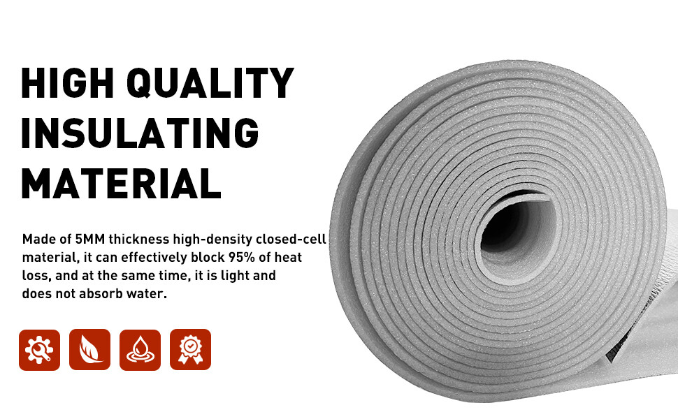 5MM Reflective Aluminum Foil Insulation Perforated Attic Roof Radiant Barrier US