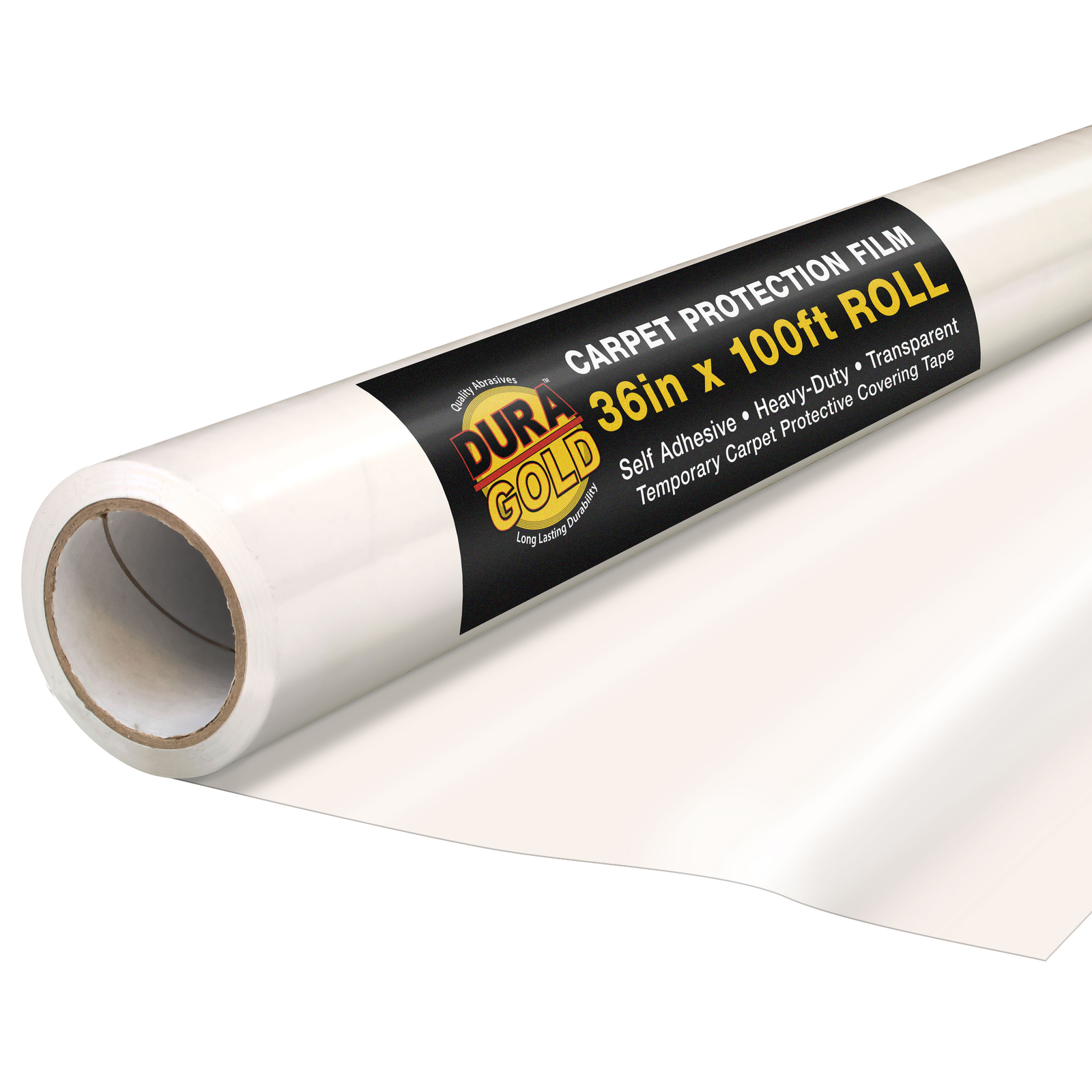 Carpet Protection Film, 36″ x 100′ Roll – Clear Self Adhesive, Floors & Surfaces