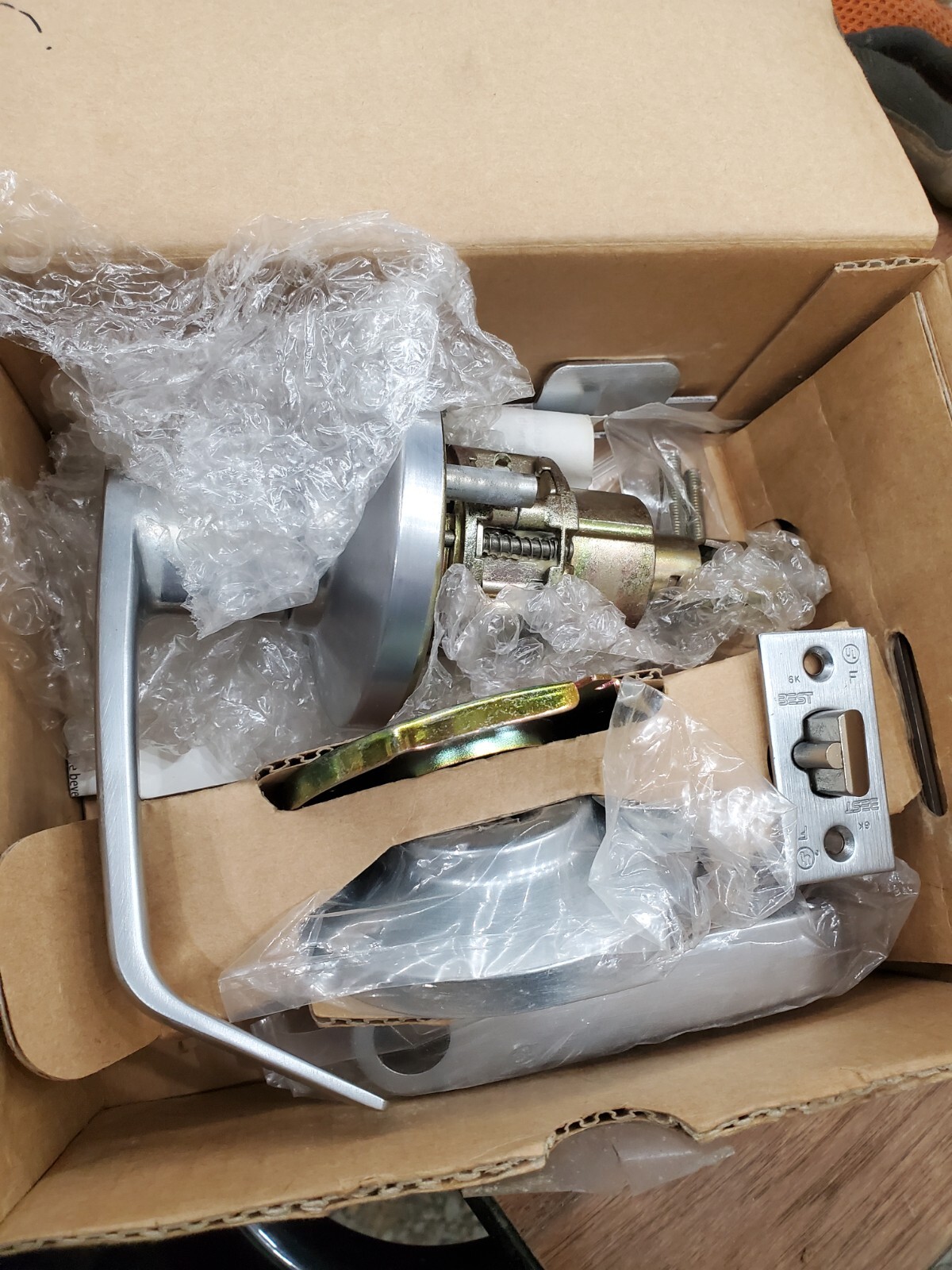 STANLEY 73KC7AB15D-S3-626 ENTRANCE LEVER DOOR LOCKSET NEW MEDIUM DUTY #1