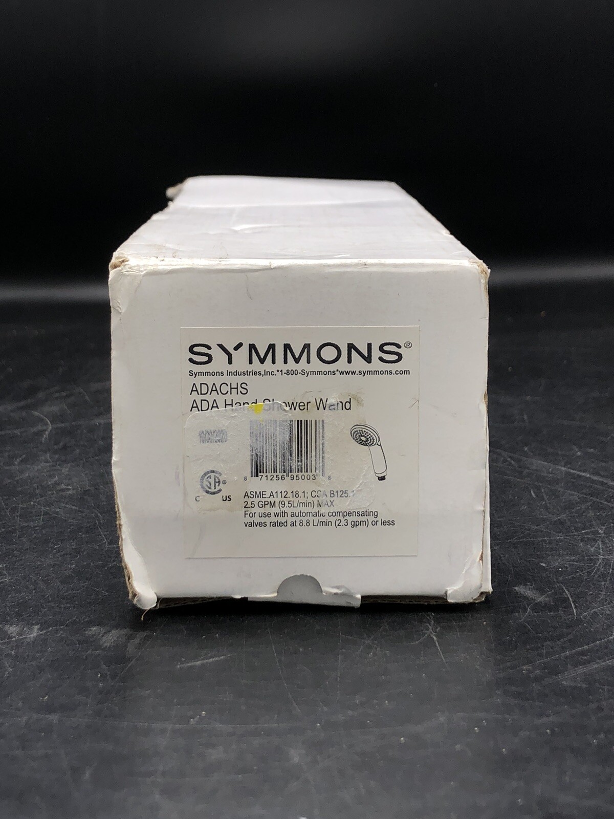 Symmons ADACHS Origins ADA Hand shower wand with pause — Chrome