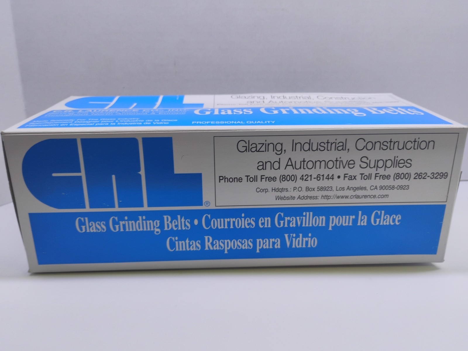 CRL Glass Grinding Belts 75mm X 533mm 10 Belts A Box CRL3X21220X 3″ x 21″ 220X