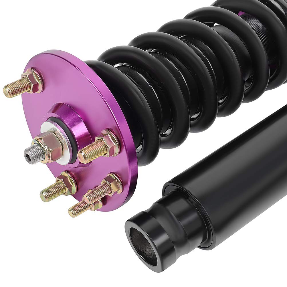 Adjustable Height Coilover Struts Front Rear 2003-2007 Honda Accord Set 4 Purple