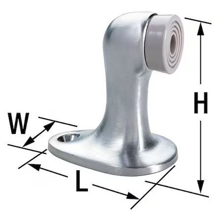 Rockwood 483.10 Rigid Door Stop, Floor Mount, Satin Bronze