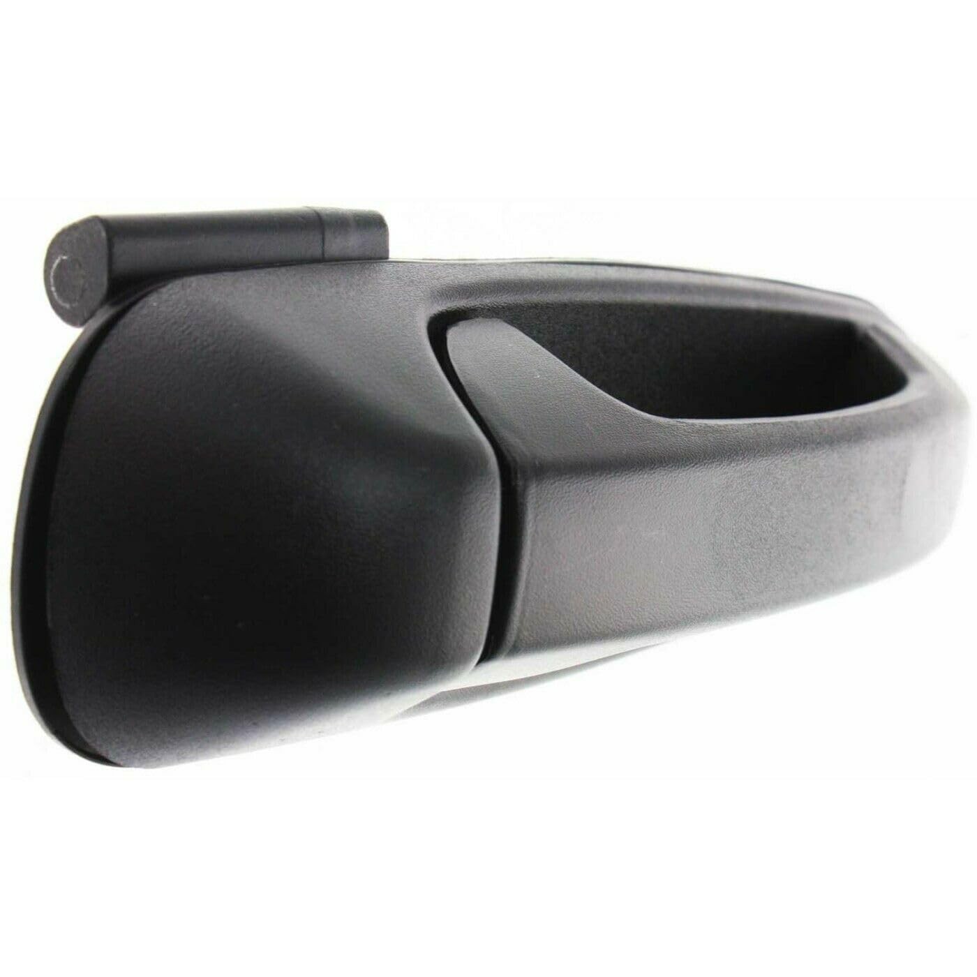 2pcs Black Textured Exterior Door Handles Rear Left Right No Key Hole 221-4436