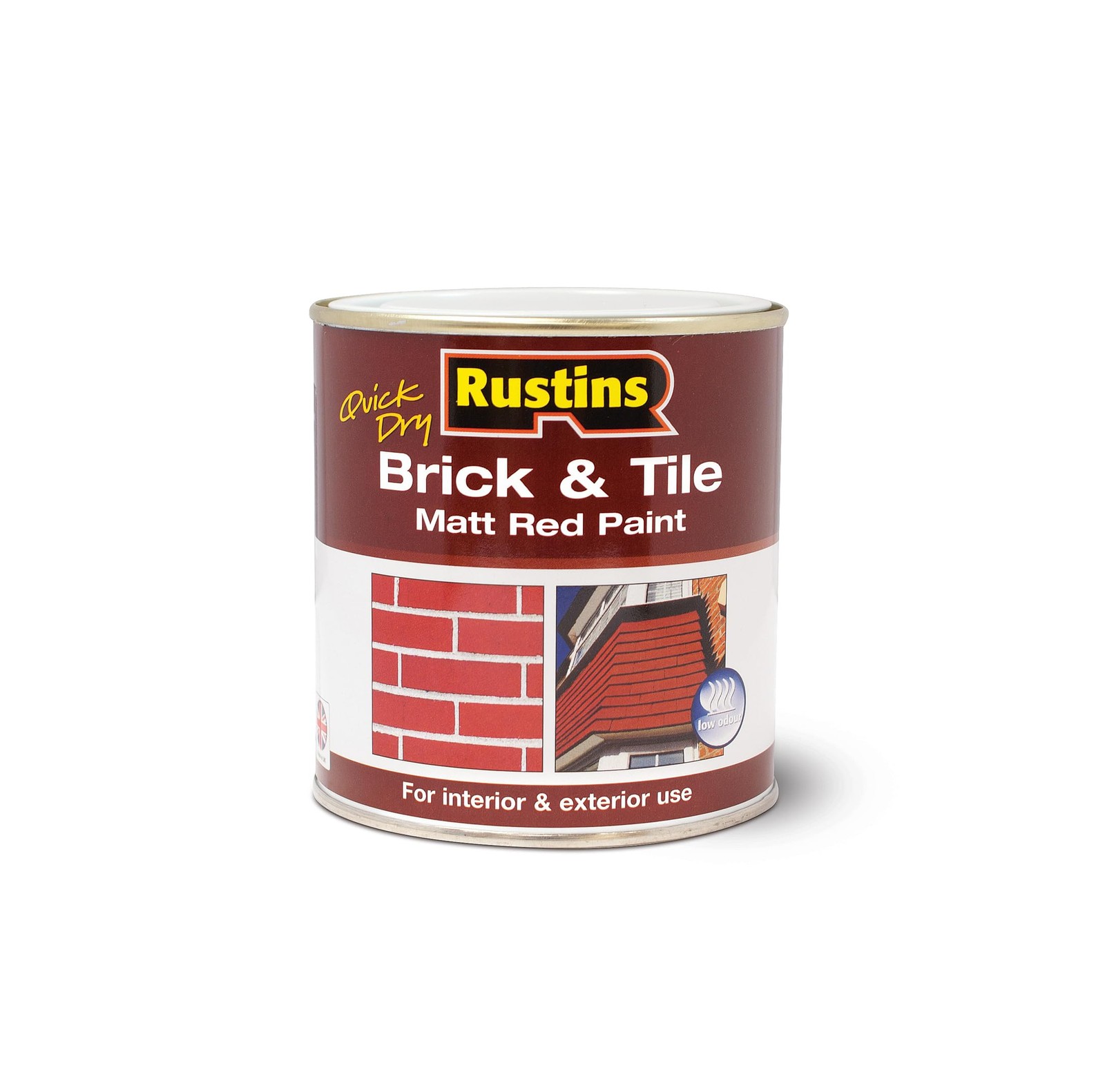 Rustins Quick Dry Brick & Tile Matt Red Paint 250 ml (Pack of 1),