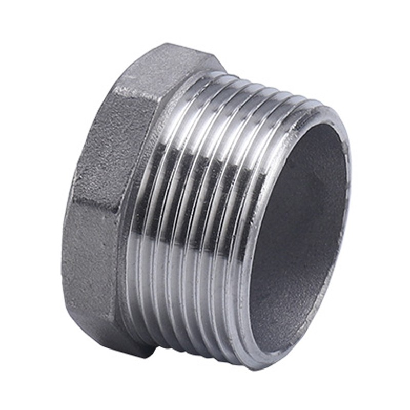 Stainless Steel 304 Pipe Fitting Hexagon Hollow Plug Male Thread 1/4″ to 2″