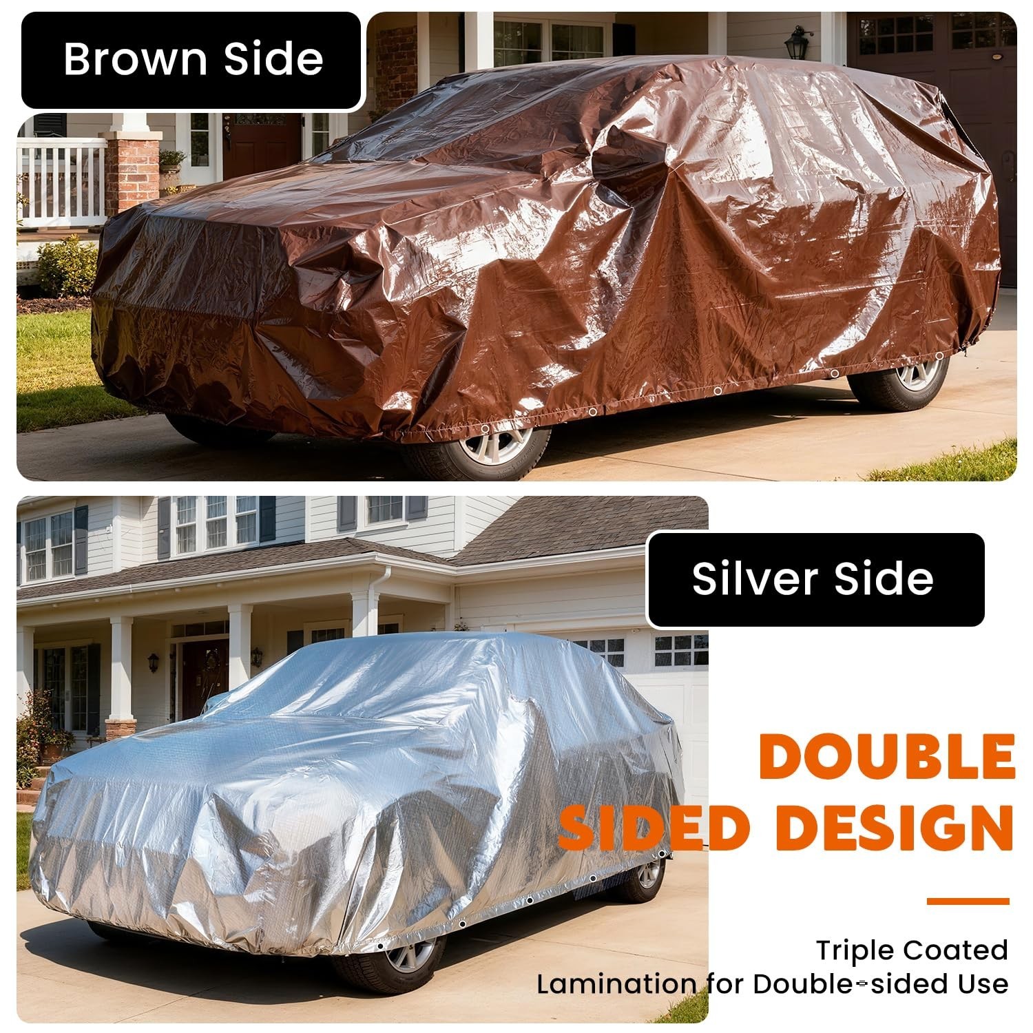 Keten Tarps Heavy Duty Waterproof 8×10 Feet, Extra Thick 16 Mil, Tear & Fade …
