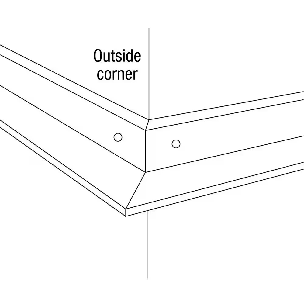 Prelude 8 Ft. Hemmed-Angle Molding Ceiling Grid Kit (30 Pieces/Case)