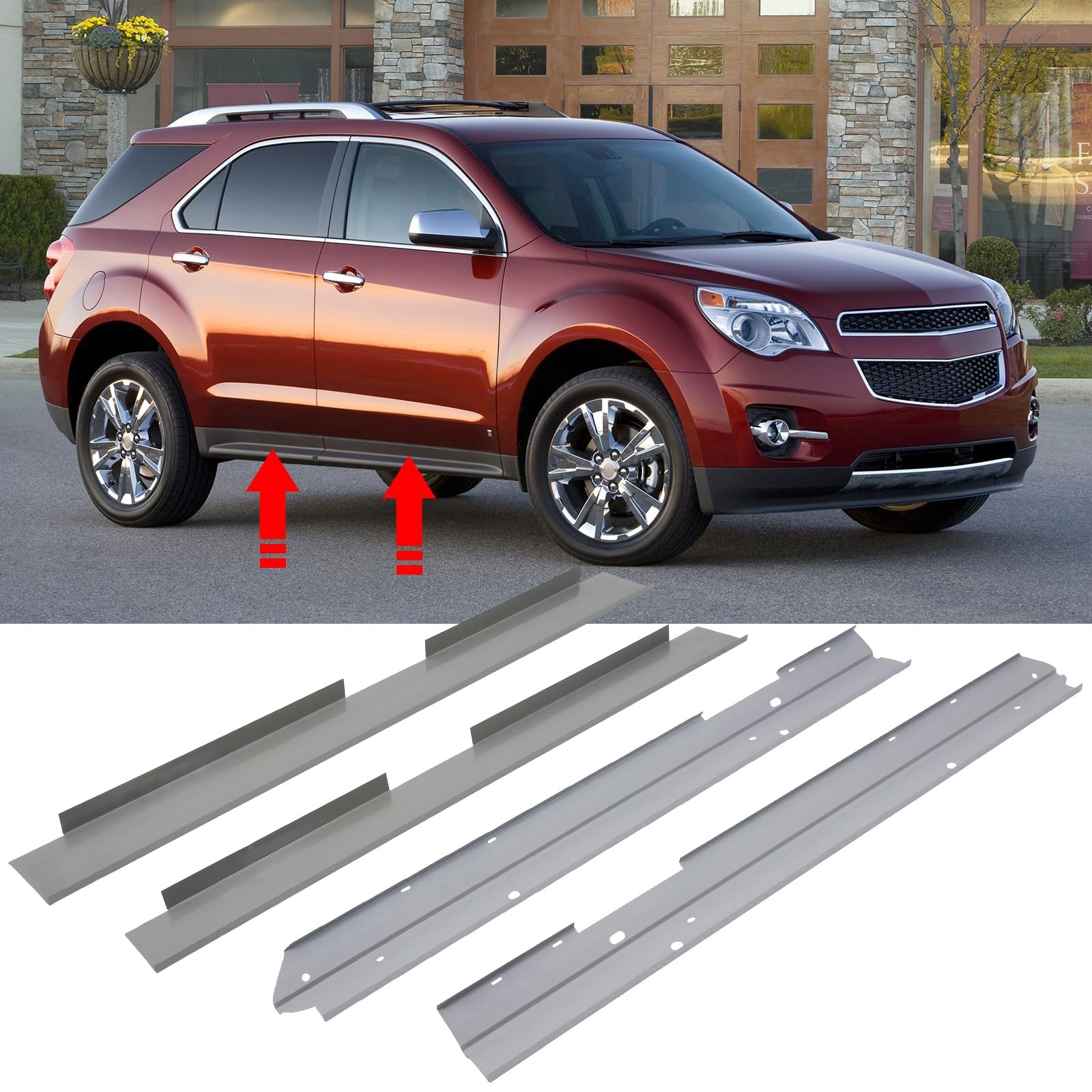 Inner Outer Rocker Panels Chevy Equinox GMC Terrain 2010-2017 Driver Passenger