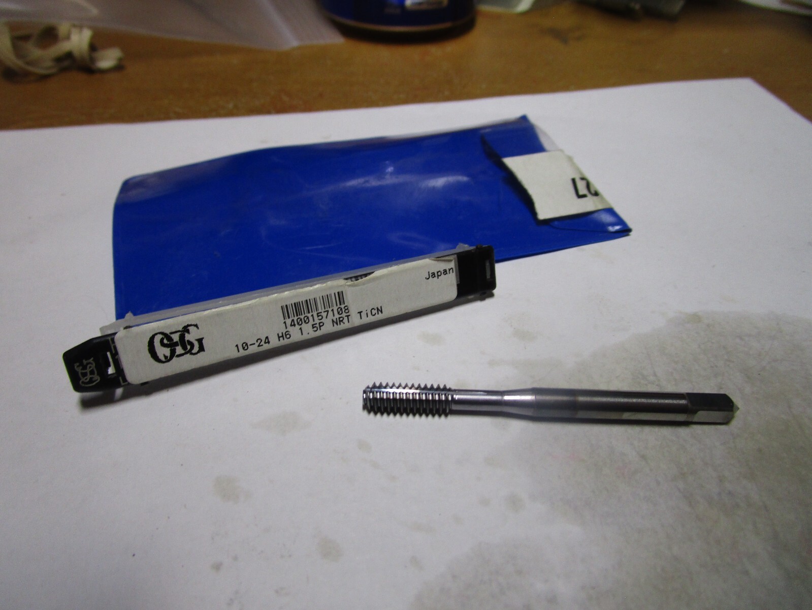 OSG Thread Forming Tap #10-24 Thread Size, 1/2″ Thread Lg, 2 23/64″ OAL TiCN