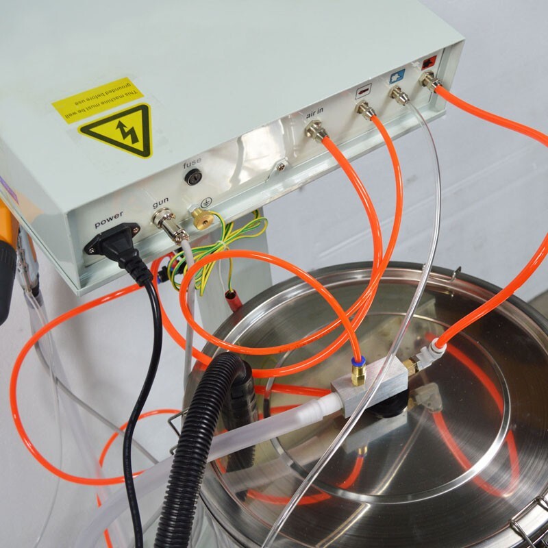 WX-101 Paint System Electrostatic Powder Coating Spray Machine W/ Spray Gun 110V