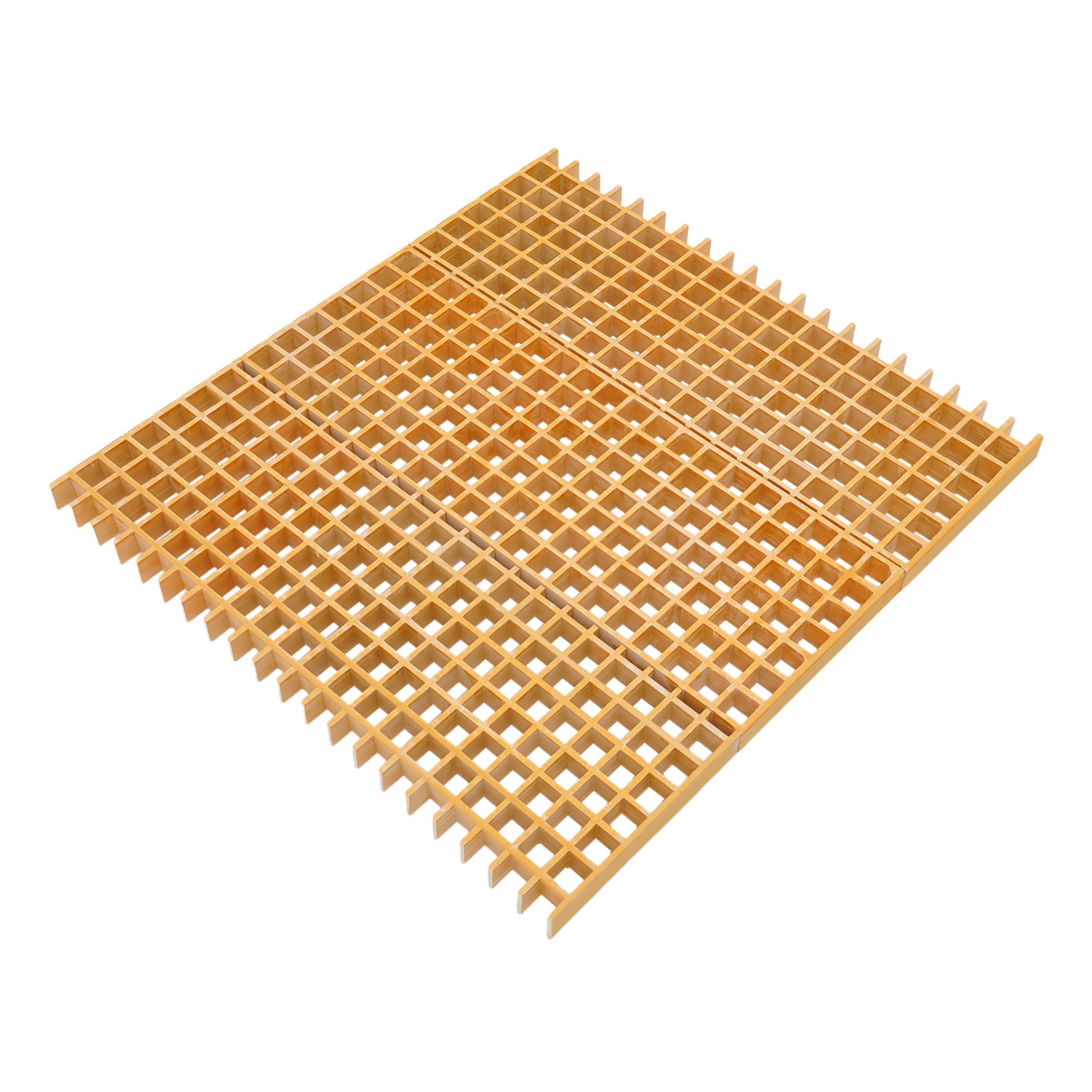 3 Pcs Grating Covers Drain Grate Frp Floor Grating For Car Wash, Farms, Sidewalk