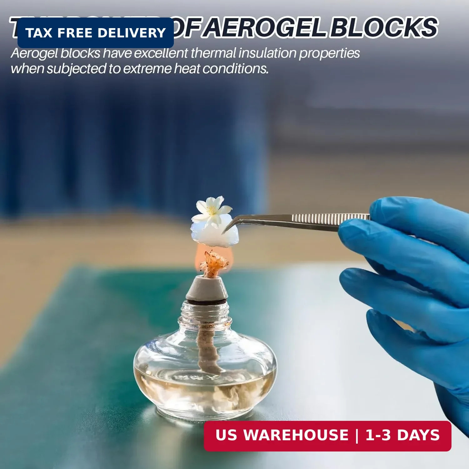 Aerogel, Ultra-Light Silica Aerogel Block, Nano Super 150mL