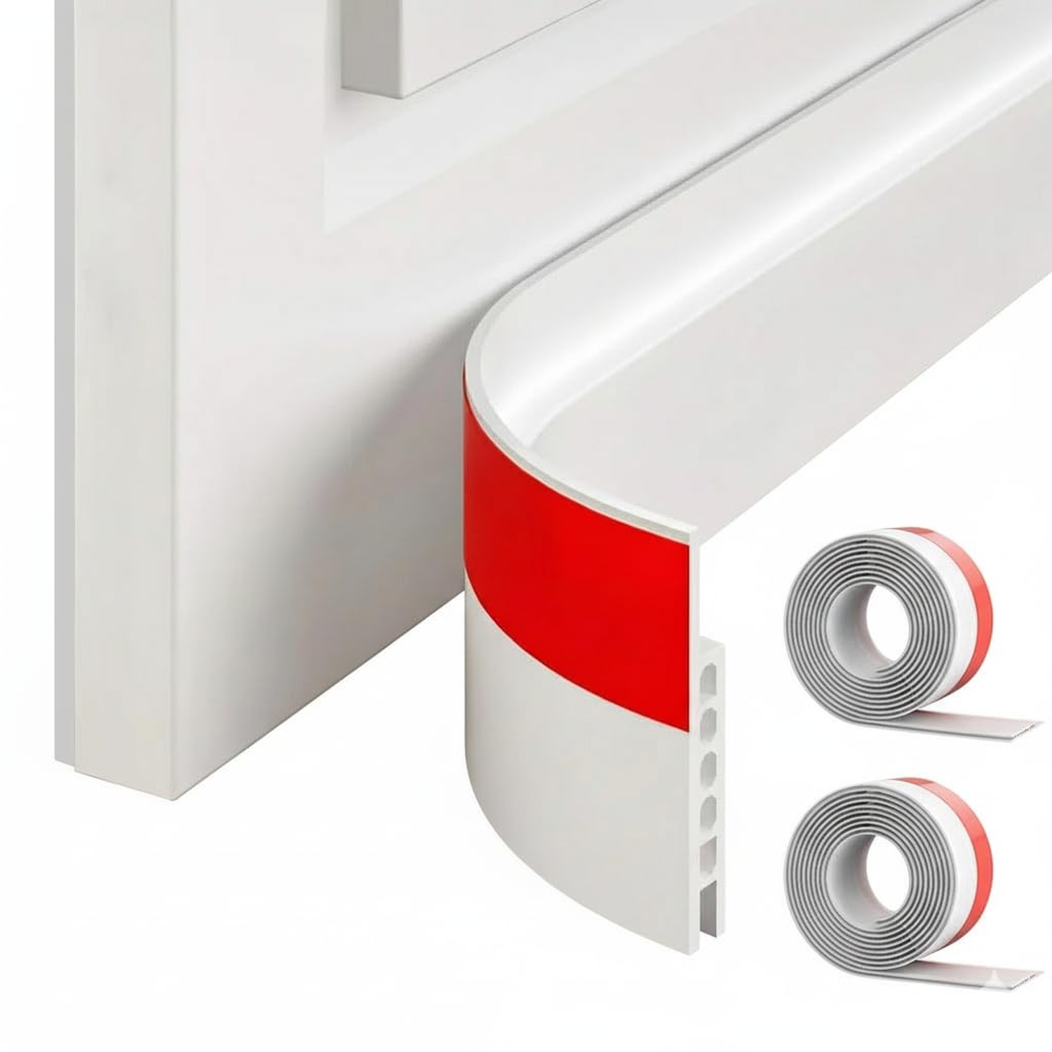 SYIPO 2 Pack Under Door Draft Stopper, 39″ Premium Door Sweep Seal Strip Door…
