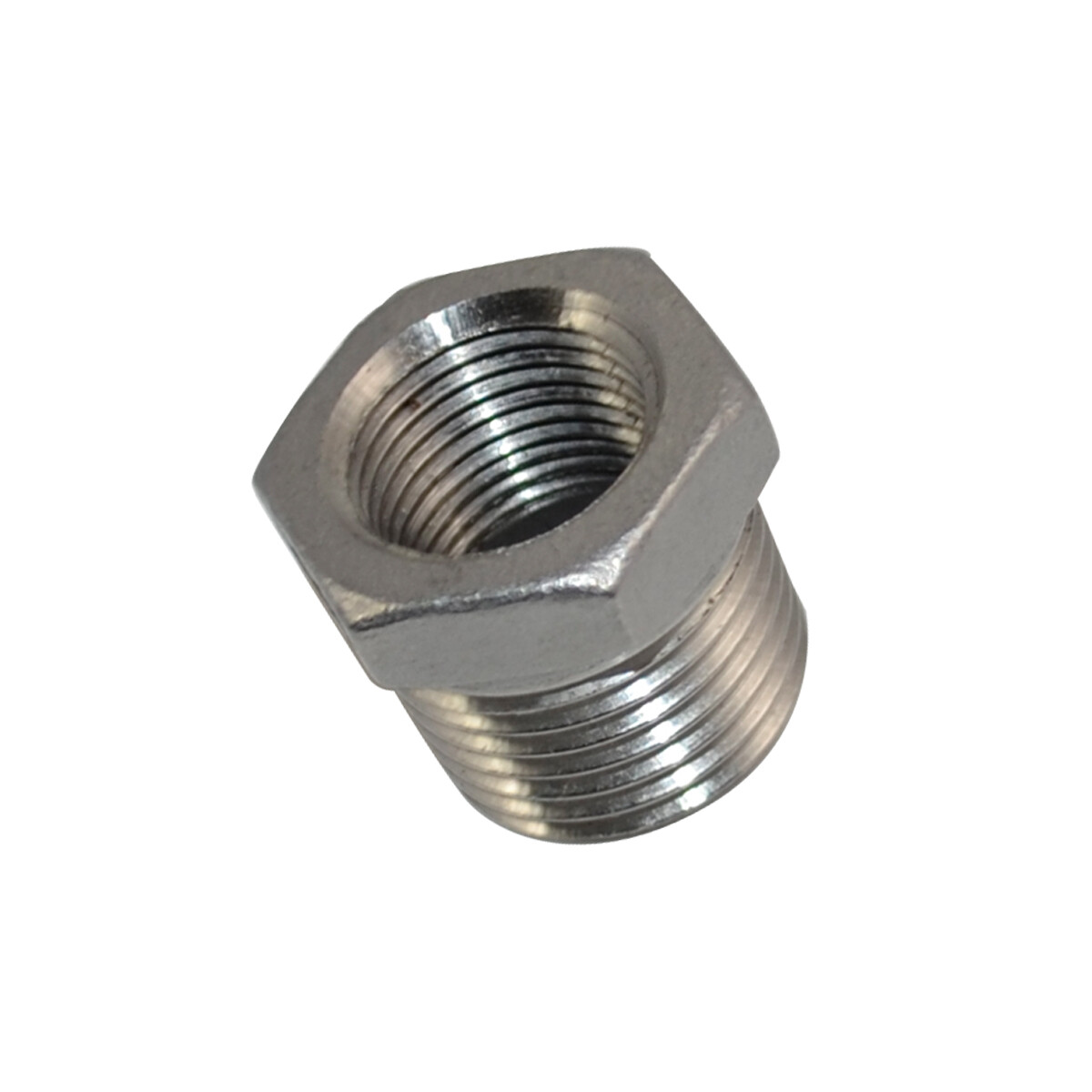 1/2″ to 1/4″ NPT threaded SS 304 HEX Reducing bush Pipe Reducer Fitting Adapter