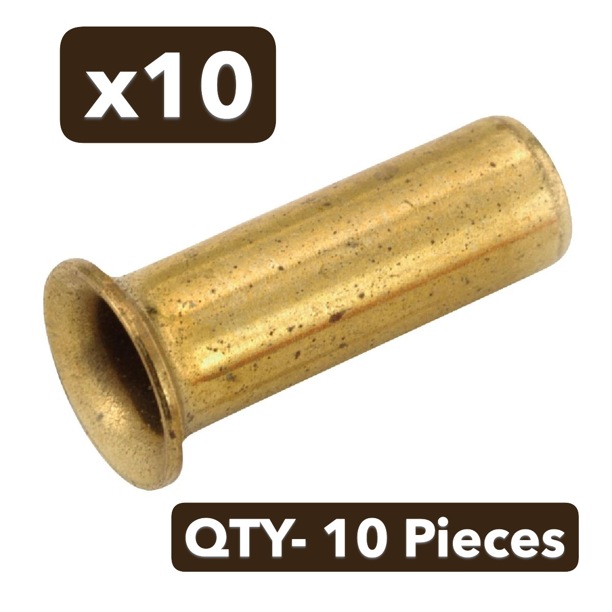 OPEN BOX 10-pack lot Anderson Metals 5/8 In. Brass Compression Insert 30561-10