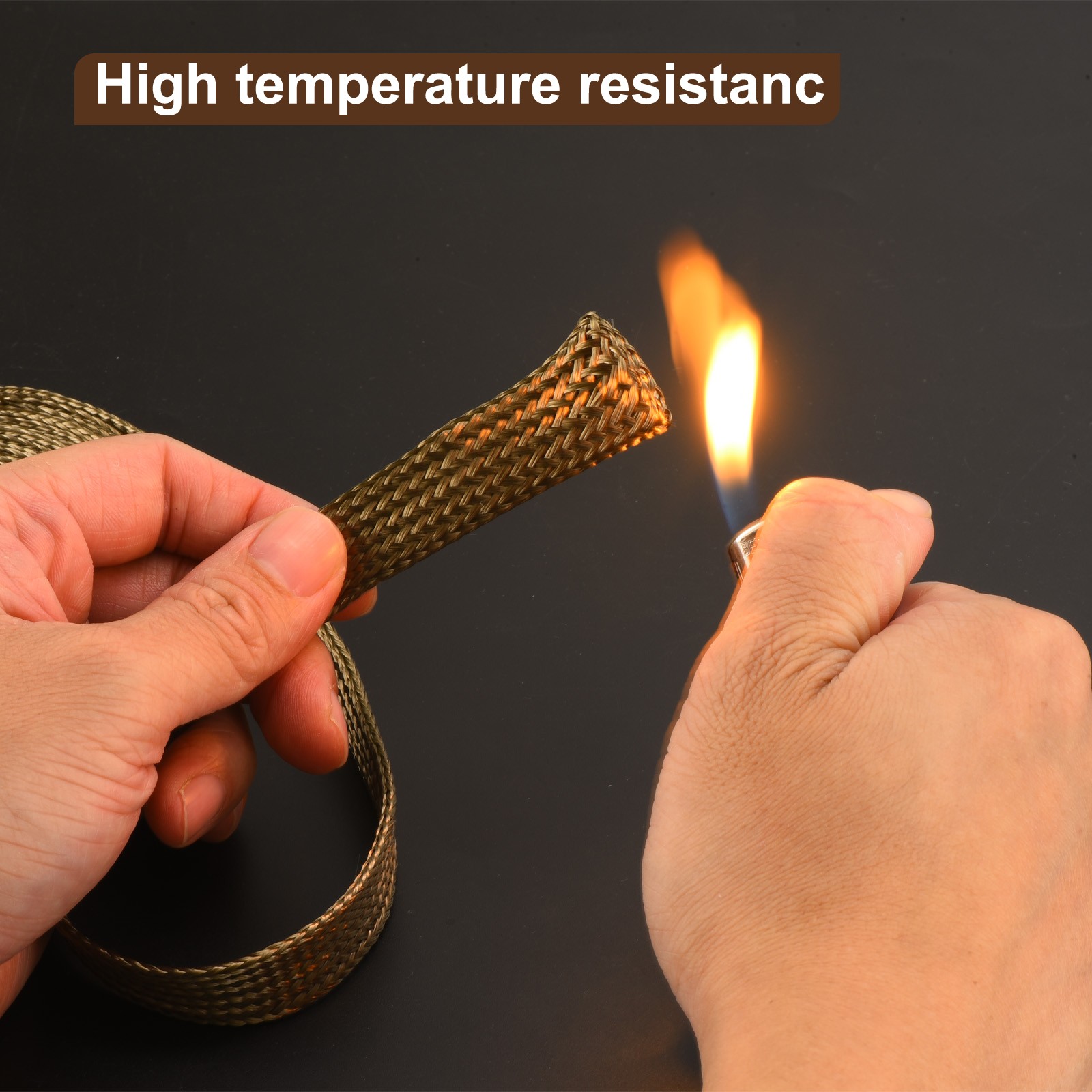 Fiberglass Sleeve 6mm I.D. PVC Insulation Tube 1500V 125C Wrap 90cm 2.95ft 5Pcs
