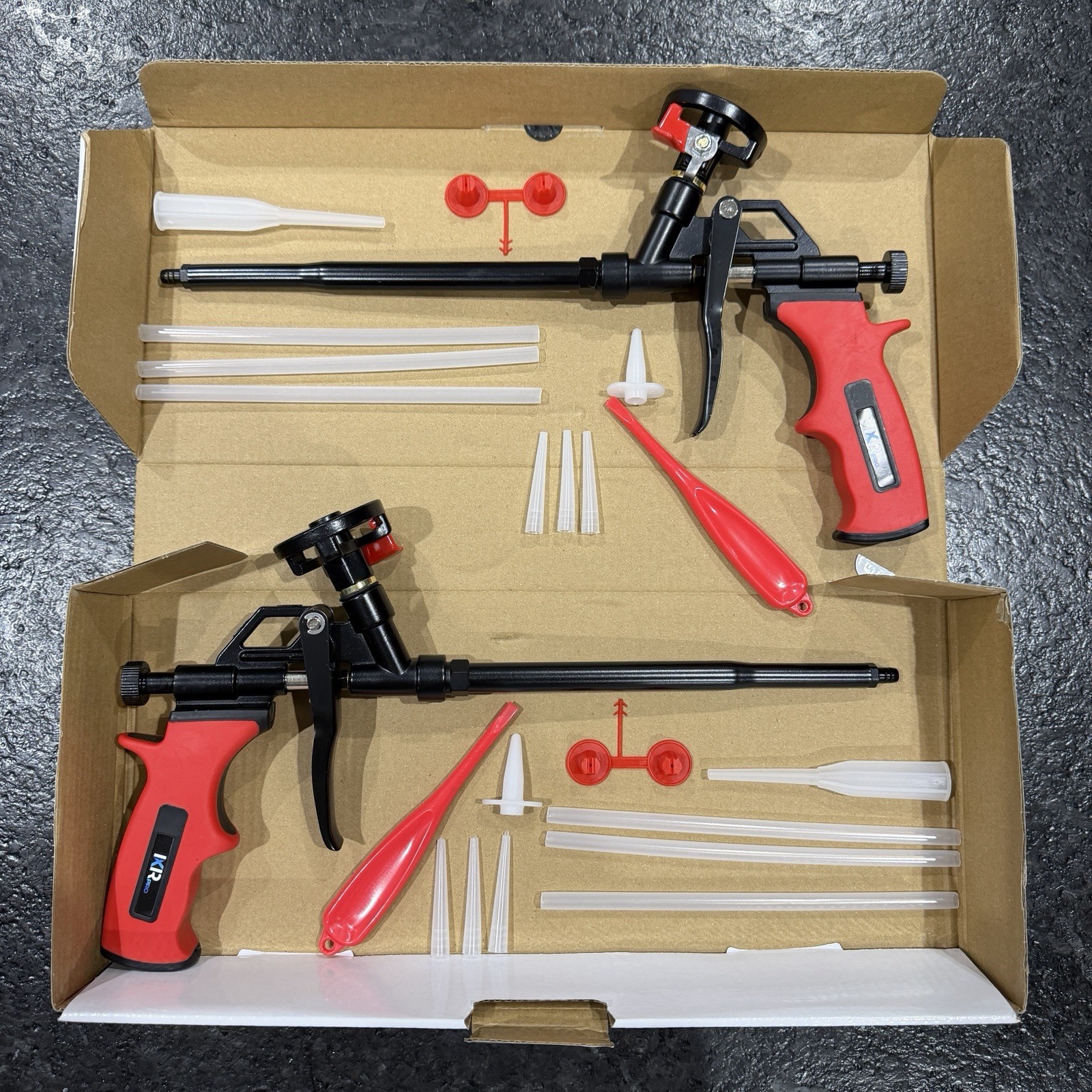 2 pack IxirPro Professional Expanding Foam Spray Gun PU Insulating Applicator