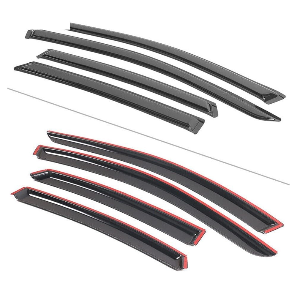 4pcs Acrylic Window Visors Rain Guards Smoke Nissan Altima 2013-2018 WD-NA134