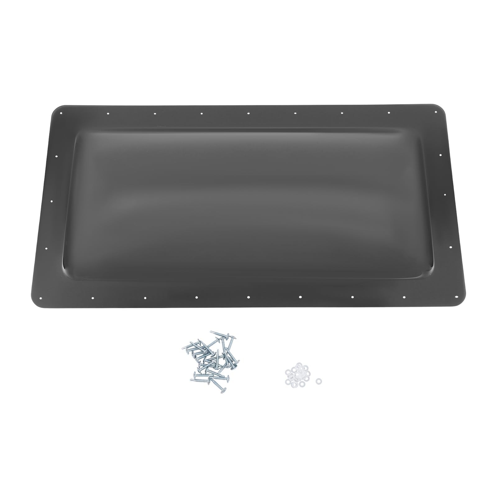 18×34 RV Shower Skylight Dome Cover Black Direct Replacement