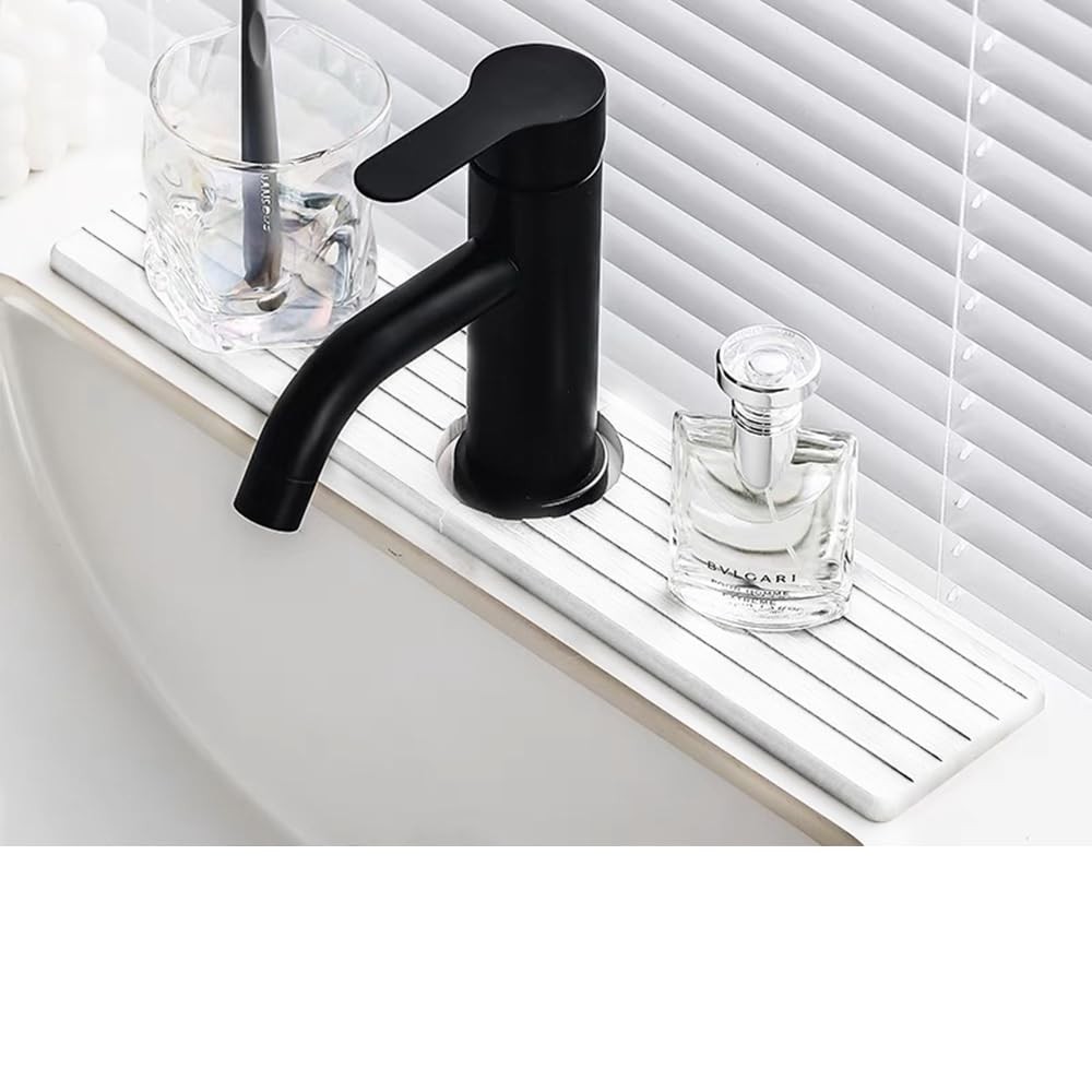 Ude-licate Kitchen Sink Splash Guard, Accessories 17.7in White