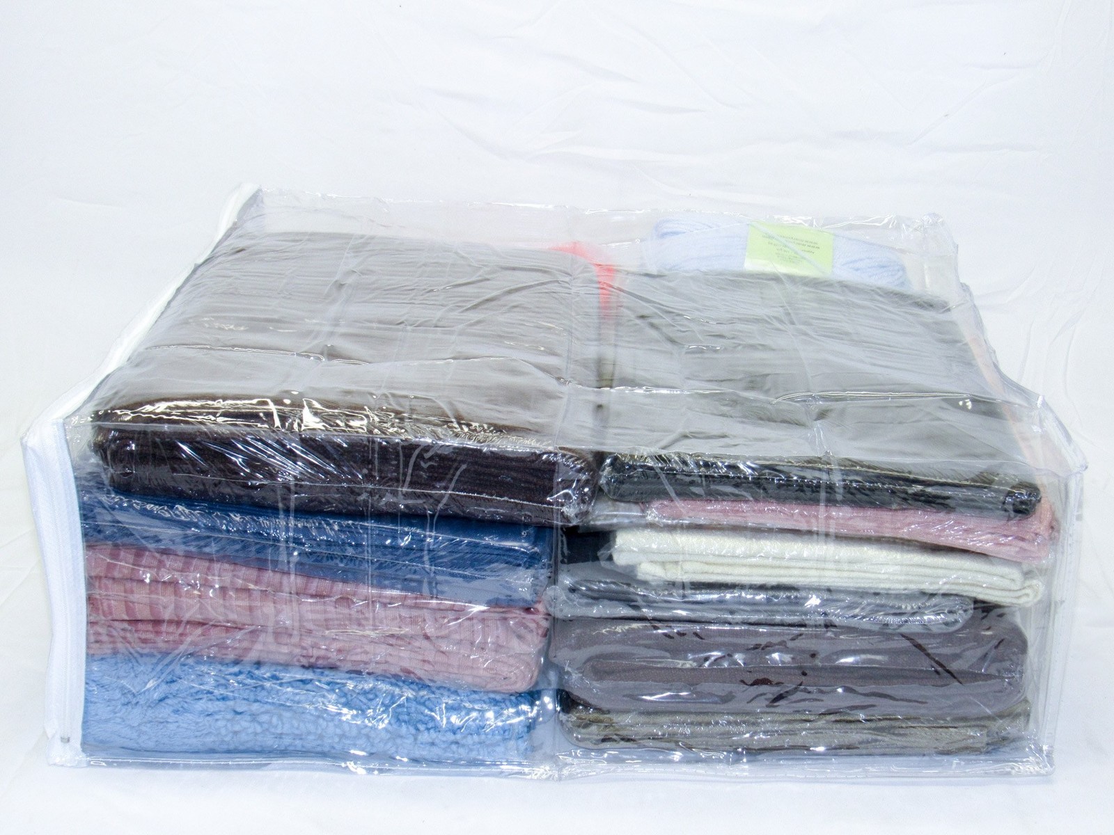 5-Pack X-Large (20″ x 23″ x 8″) Heavy Duty Vinyl Zippered Storage Bags (Clear…