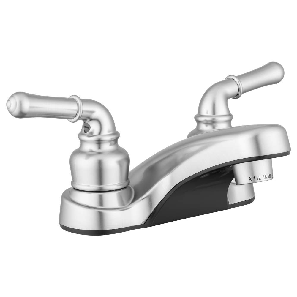 Pacific Bay Lynden Bathroom Sink Faucet – 1 Pack, Brushed Satin Nickel