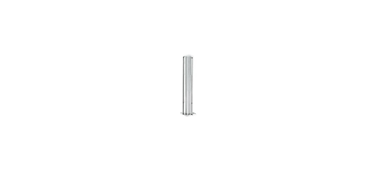 CRL Satin Anodized Standard 18″ Corner Partition Post by CR Laurence